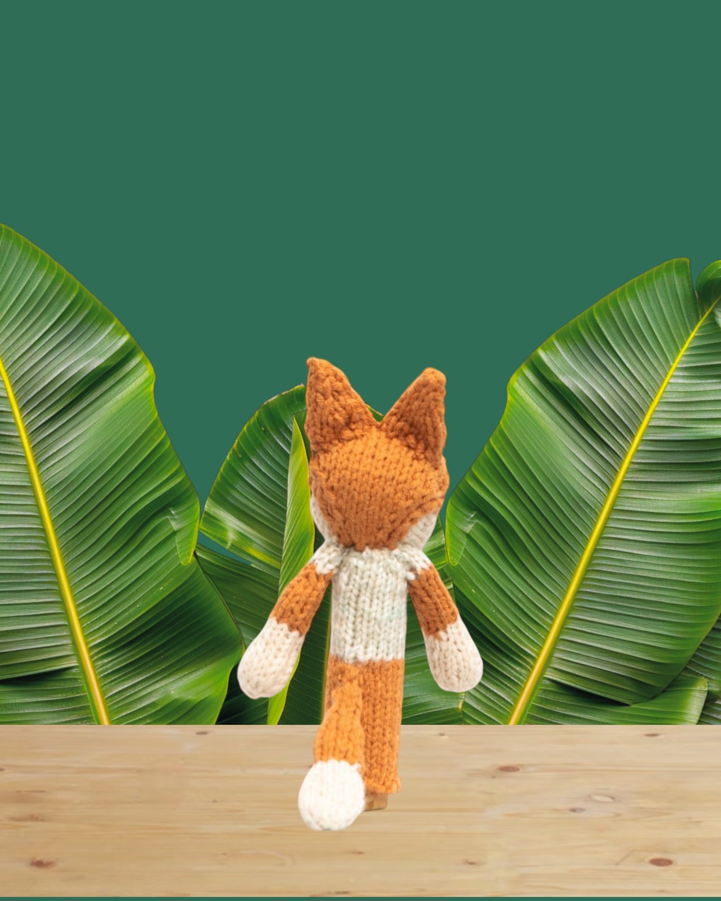 Fox crochet finger puppet Old MacDonald's Safari Animal - Kid Stocking Stuffer, Woodland Forest Friends, Nursery Rhyme Amigurumi Set