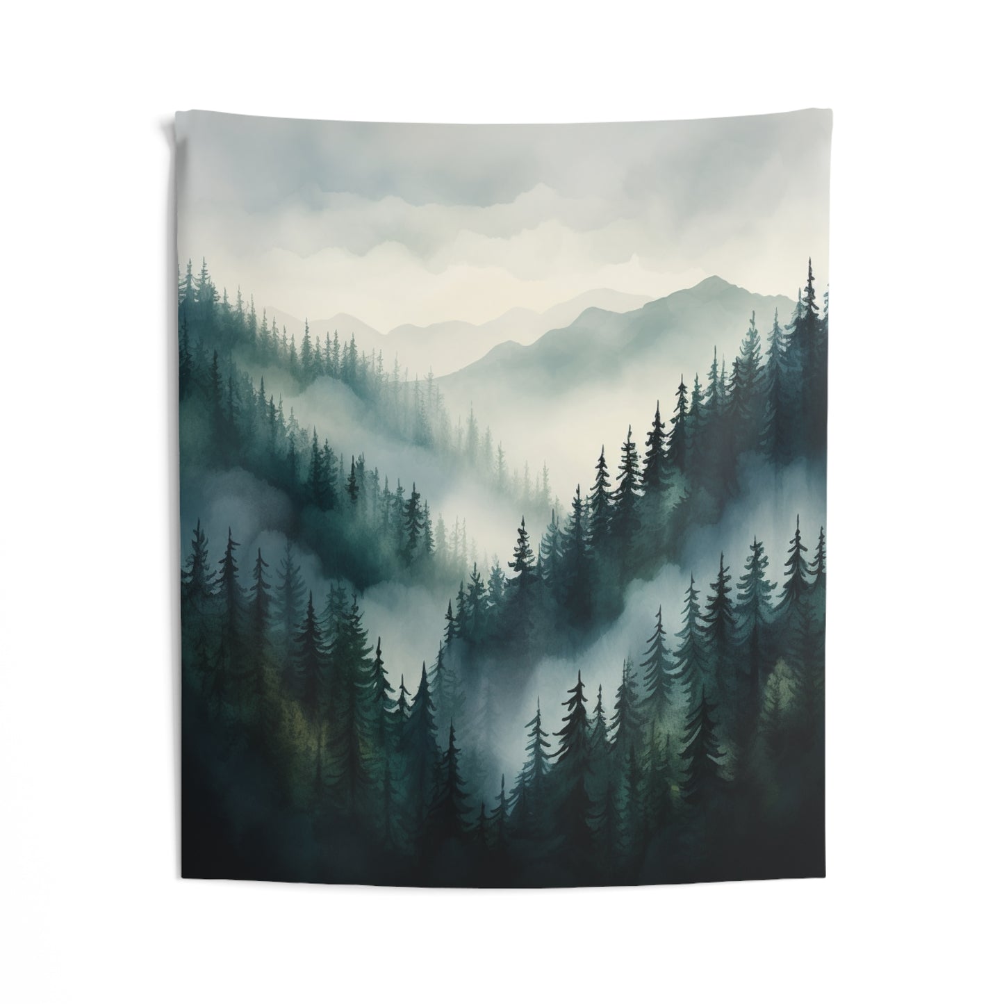 Mountain Art Tapestry Contemporary Home Decor . Galaxy Wall Hanging Art for Baby Nursery, Dorm room, Coastal Home . Housewarming Gift