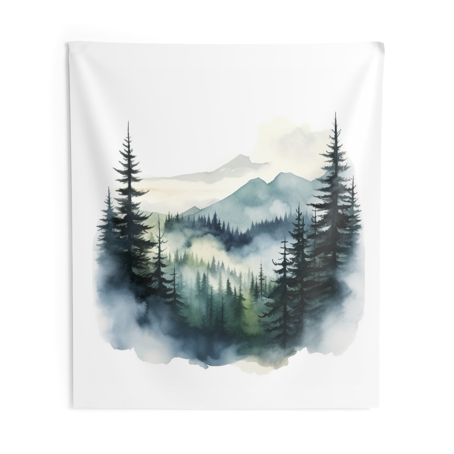 Mountain Art Tapestry Contemporary Home Decor . Galaxy Wall Hanging Art for Baby Nursery, Dorm room, Coastal Home . Housewarming Gift