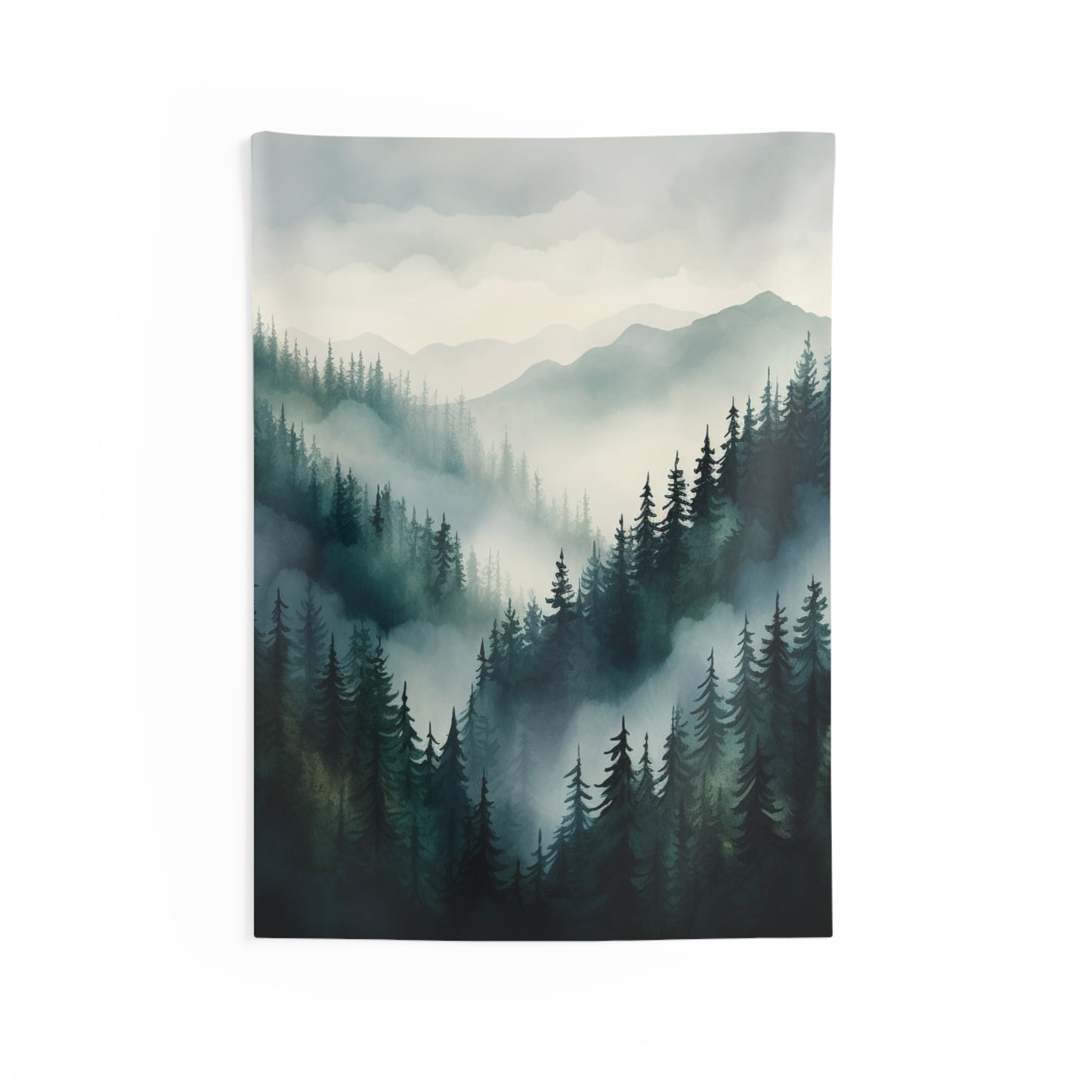 Mountain Art Tapestry Contemporary Home Decor . Galaxy Wall Hanging Art for Baby Nursery, Dorm room, Coastal Home . Housewarming Gift