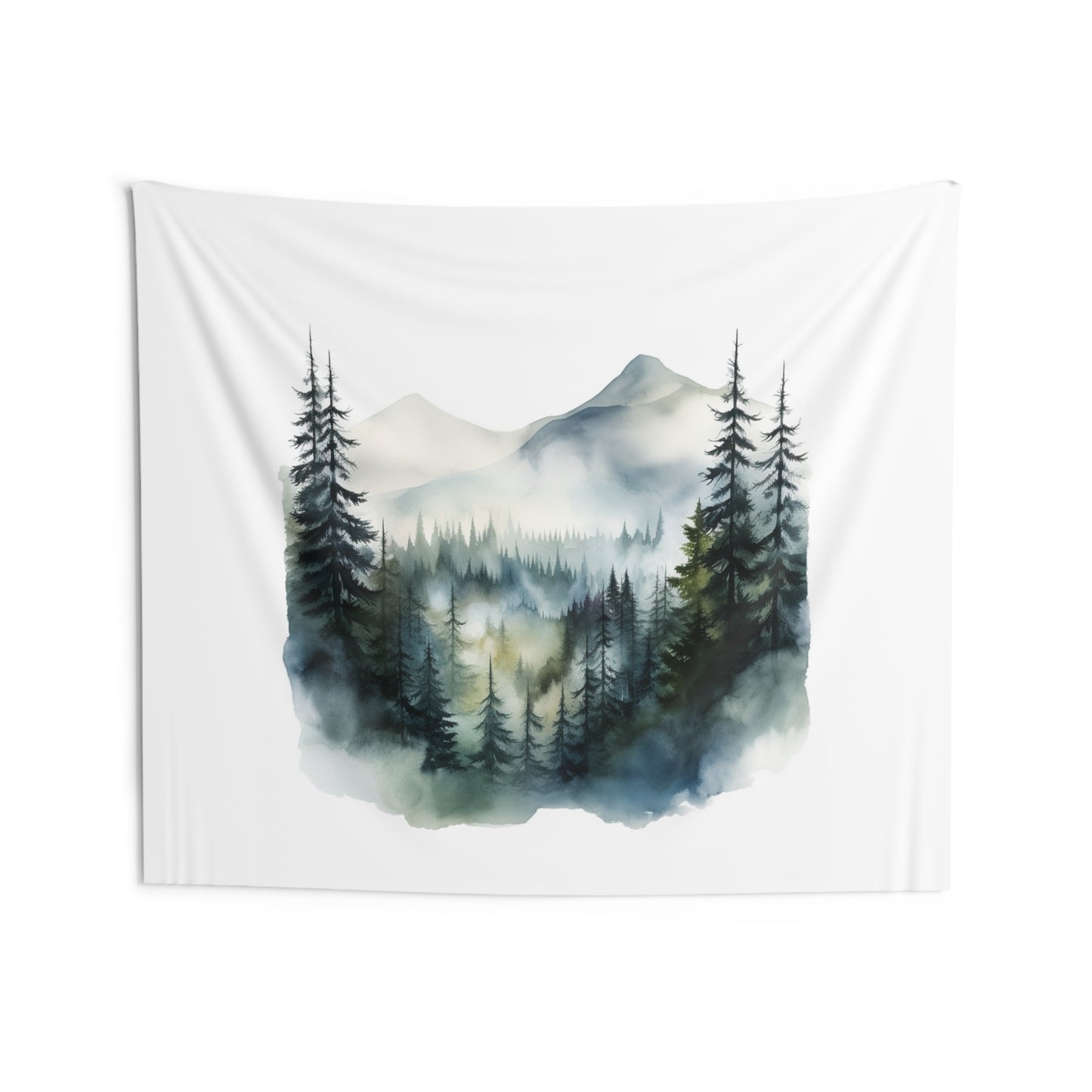 Mountain Art Tapestry Contemporary Home Decor . Galaxy Wall Hanging Art for Baby Nursery, Dorm room, Coastal Home . Housewarming Gift