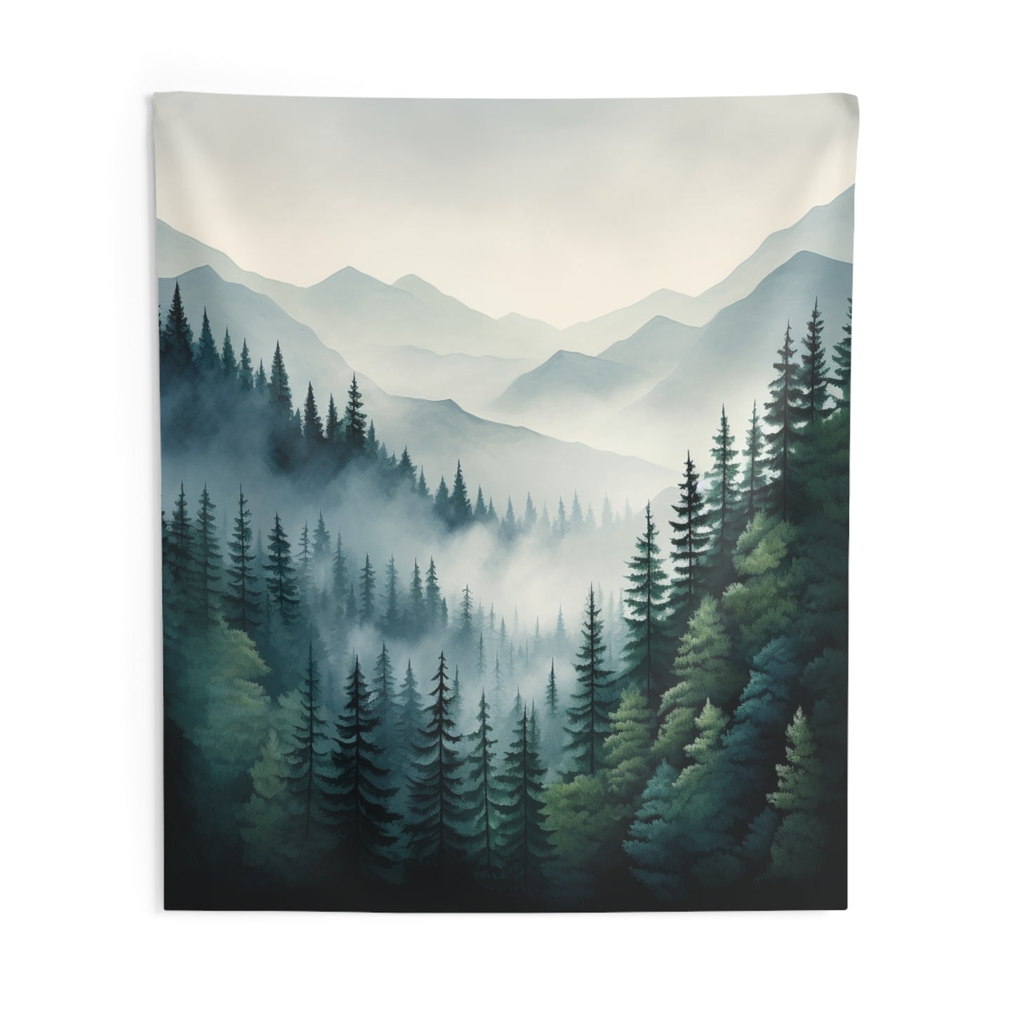 Mountain Art Tapestry Contemporary Home Decor . Galaxy Wall Hanging Art for Baby Nursery, Dorm room, Coastal Home . Housewarming Gift