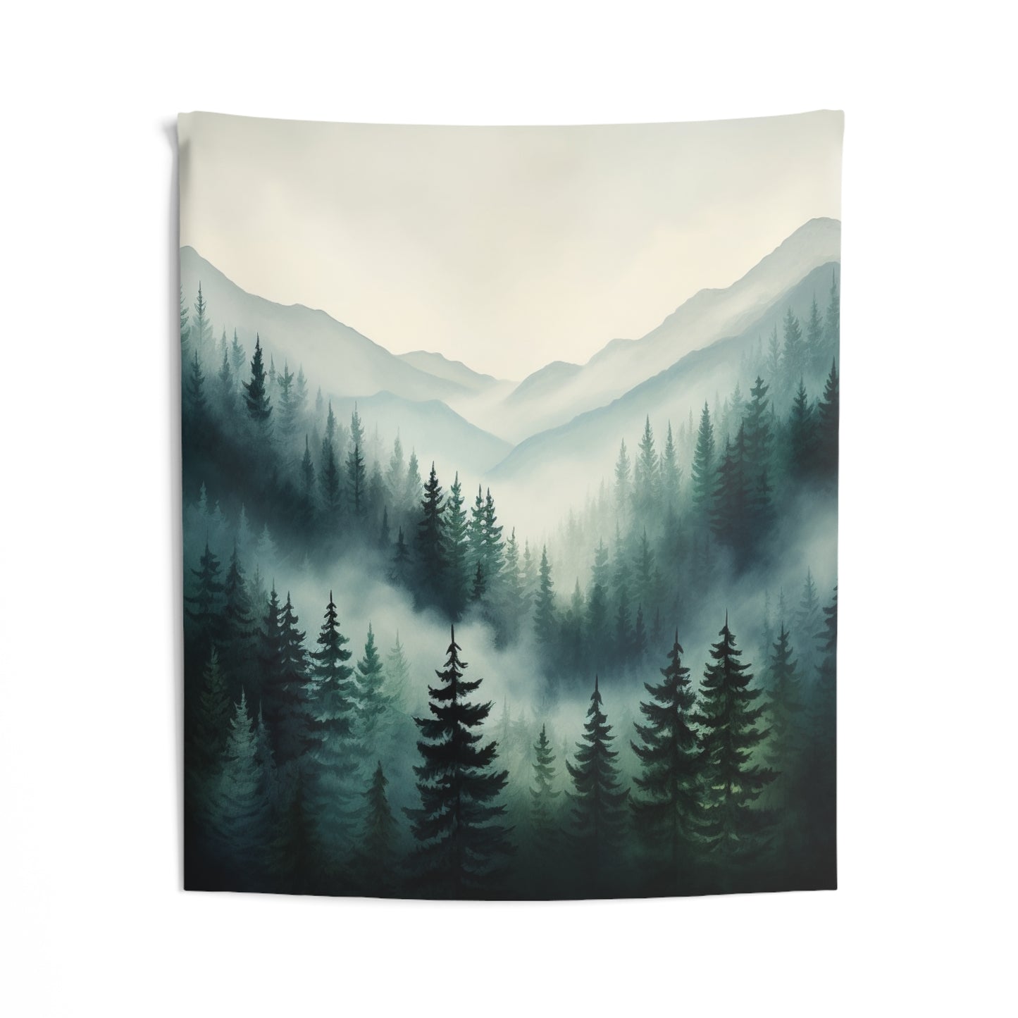 Mountain Art Tapestry Contemporary Home Decor . Galaxy Wall Hanging Art for Baby Nursery, Dorm room, Coastal Home . Housewarming Gift