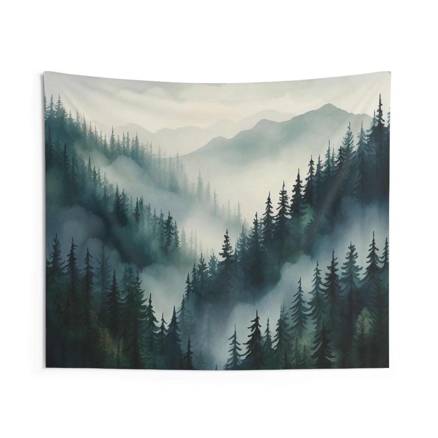 Mountain Art Tapestry Contemporary Home Decor . Galaxy Wall Hanging Art for Baby Nursery, Dorm room, Coastal Home . Housewarming Gift