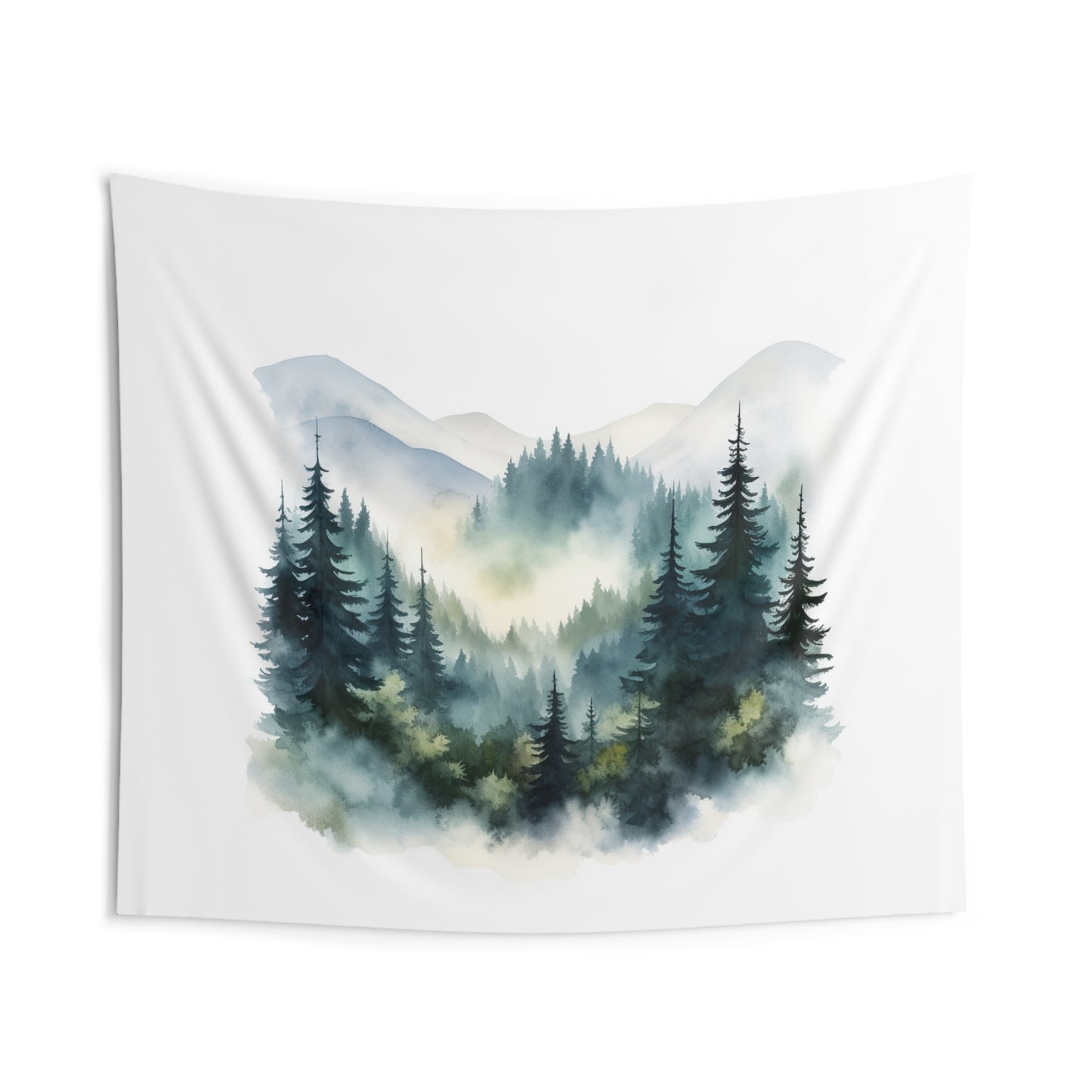 Mountain art Tapestry Contemporary Home Decor . Galaxy Wall Hanging Art for Baby Nursery, Dorm room, Coastal Home . Housewarming Gift