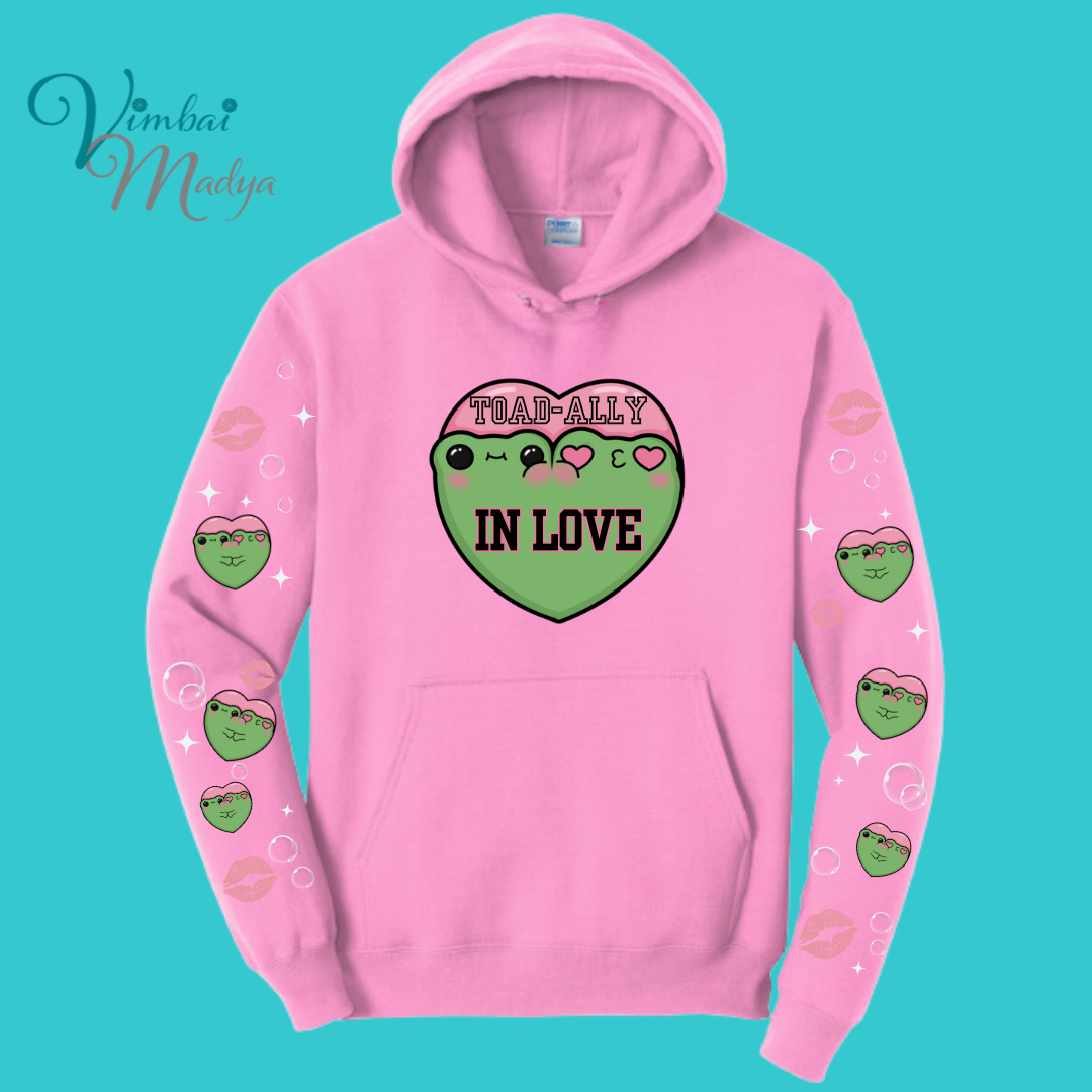 Kawaii Frog Sweater Hoodie : Perfect Mother's Day Gift & Fall Winter Essential . Trendy, Unisex Style for Your Best Friend's Wardrobe