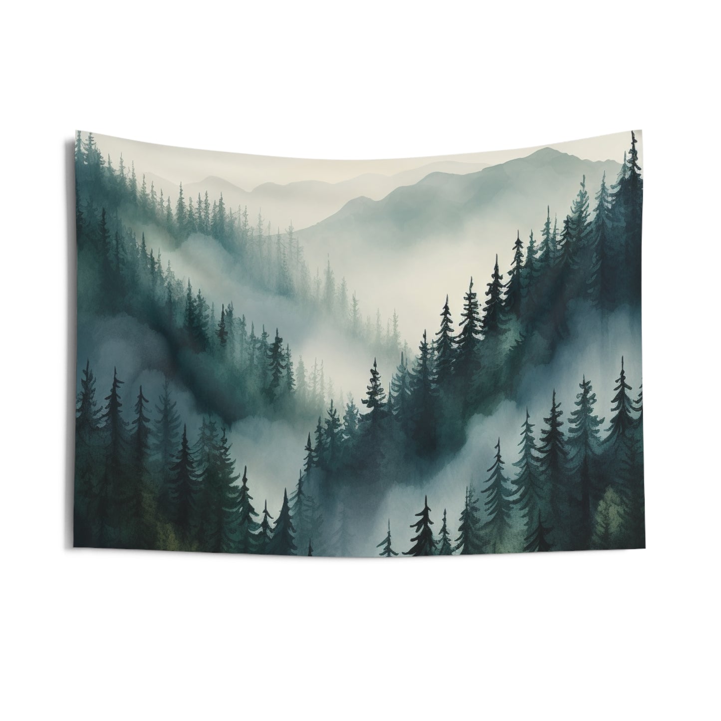 Mountain Art Tapestry Contemporary Home Decor . Galaxy Wall Hanging Art for Baby Nursery, Dorm room, Coastal Home . Housewarming Gift