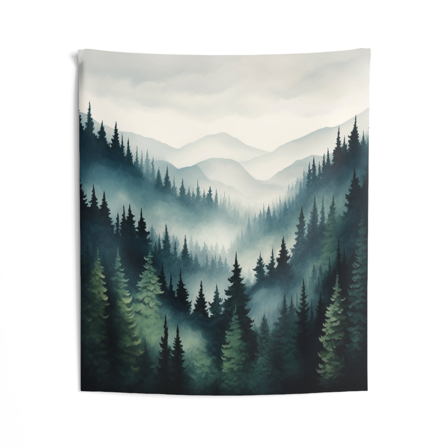 Mountain art Tapestry Contemporary Home Decor . Galaxy Wall Hanging Art for Baby Nursery, Dorm room, Coastal Home . Housewarming Gift