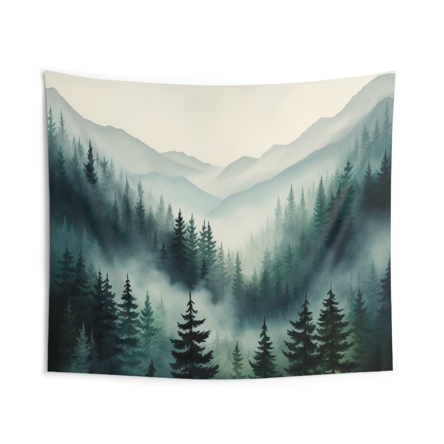 Mountain Art Tapestry Contemporary Home Decor . Galaxy Wall Hanging Art for Baby Nursery, Dorm room, Coastal Home . Housewarming Gift