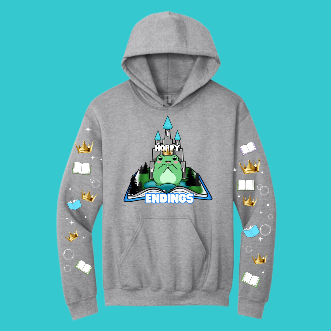 Frog Sweatshirt Unisex Clothing Kawaii Hoodie : Best Friend Gift . Fall Winter Essential . Frog and Toad Book Lovers . Readers Gift for her