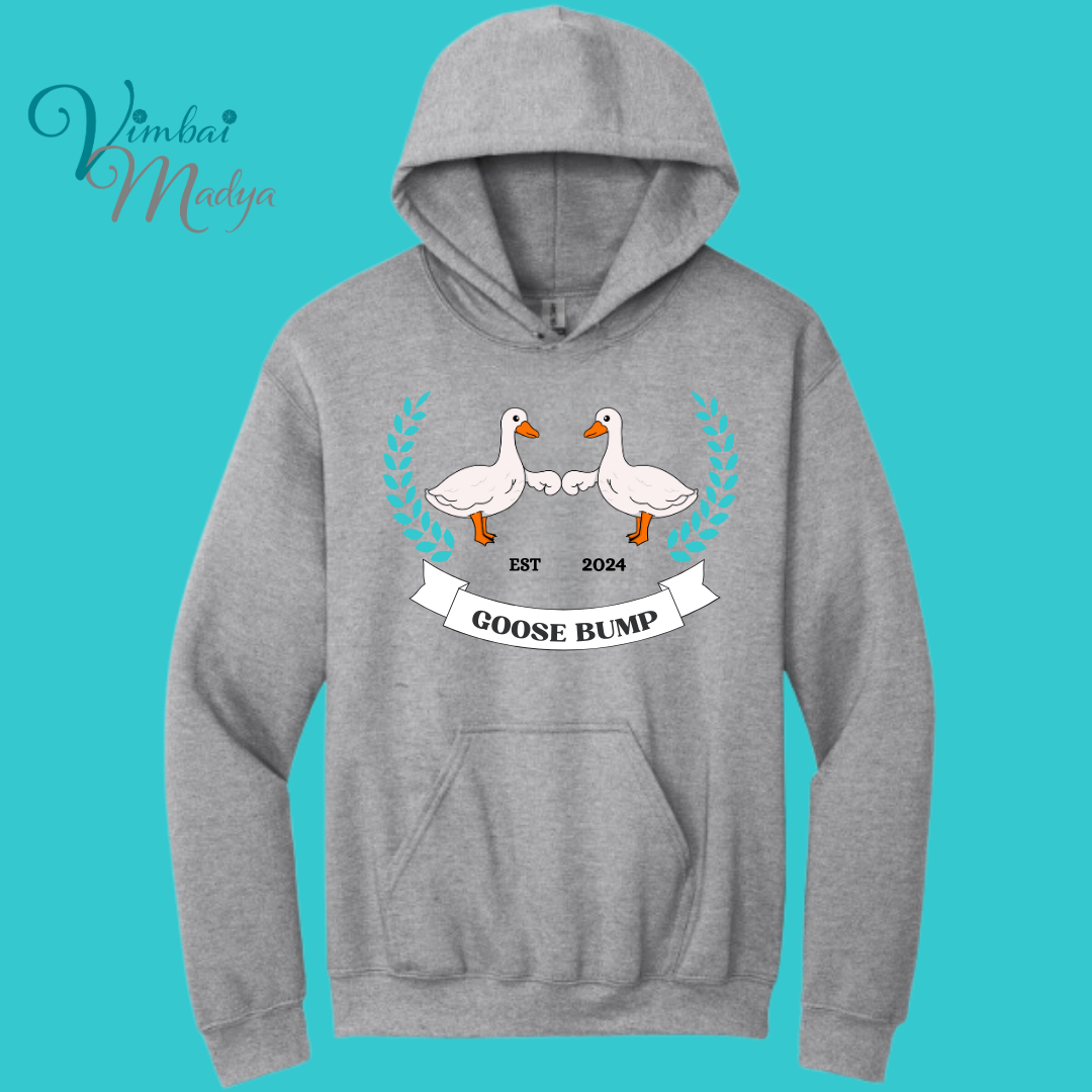 Unisex Clothing Silly Goose Kawaii Sweatshirt Hoodie : Couples Mothers Day Gift .Best Friend Gift. Fall Winter Essential