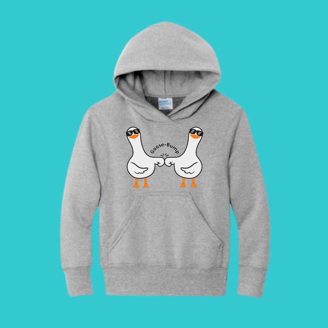 Youth Silly Goose Sweatshirt Unisex Clothing Kawaii Hoodie : couples Gift .Best Friend Gift. Fall Winter Essential
