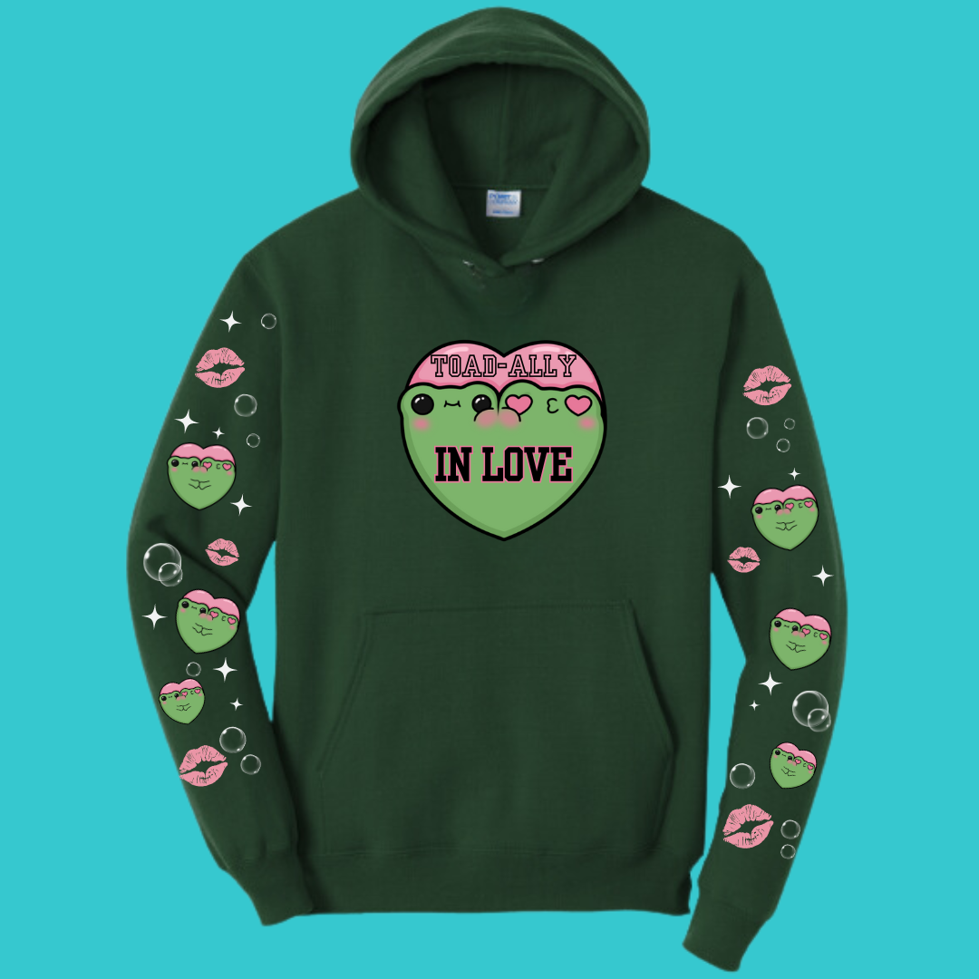 Kawaii Frog Sweater Hoodie : Perfect Mother's Day Gift & Fall Winter Essential . Trendy, Unisex Style for Your Best Friend's Wardrobe