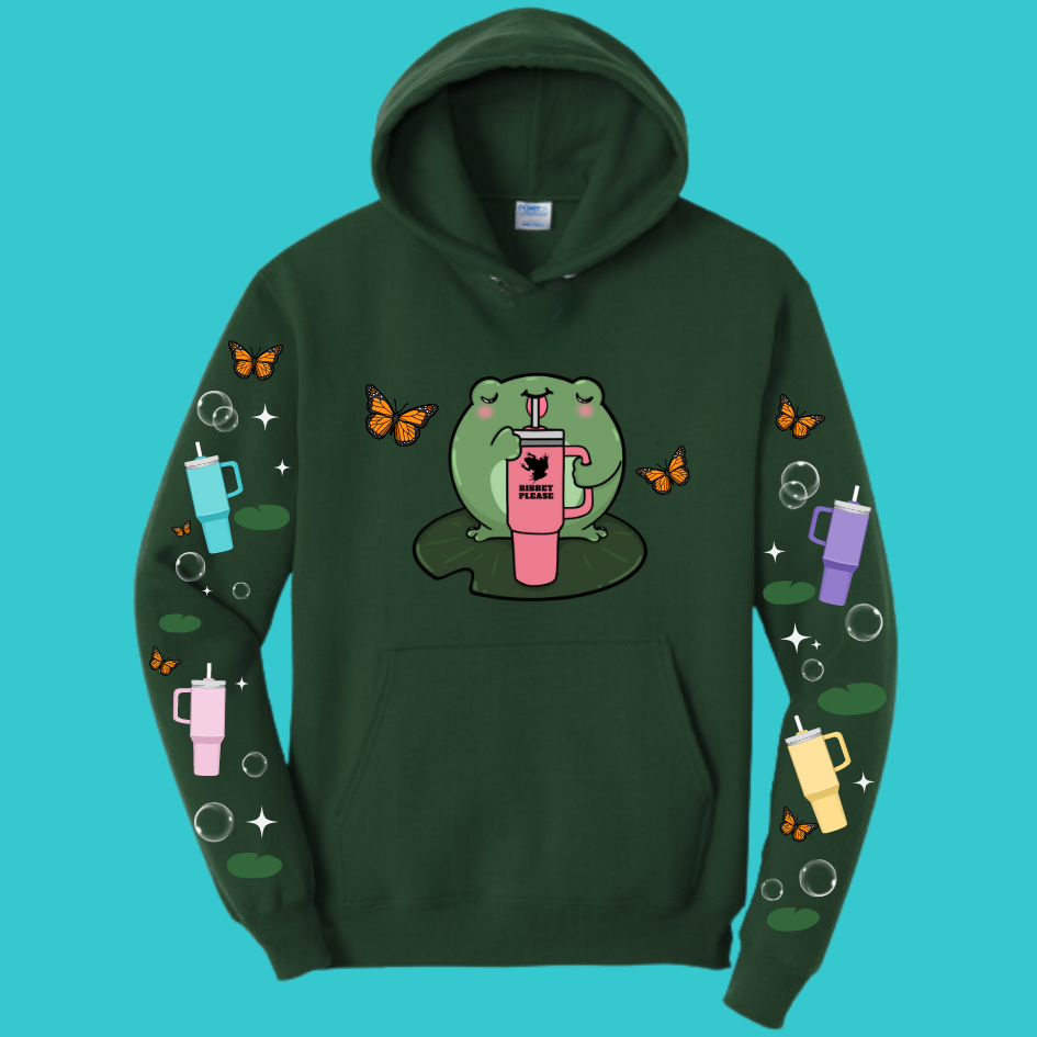 Unisex Kawaii Frog Sweater Hoodie : Perfect Mother's Day Gift & Fall Winter Essential . Trendy, Unisex Style for Your Best Friend's Wardrobe