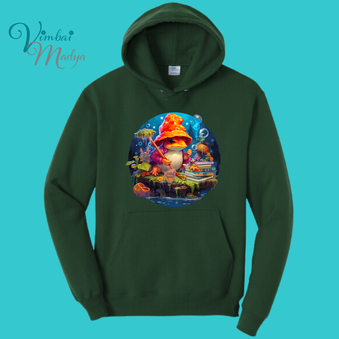 Unisex Kawaii Frog Sweater Hoodie : Perfect Mother's Day Gift & Fall Winter Essential . Trendy, Unisex Style for Your Best Friend's Wardrobe