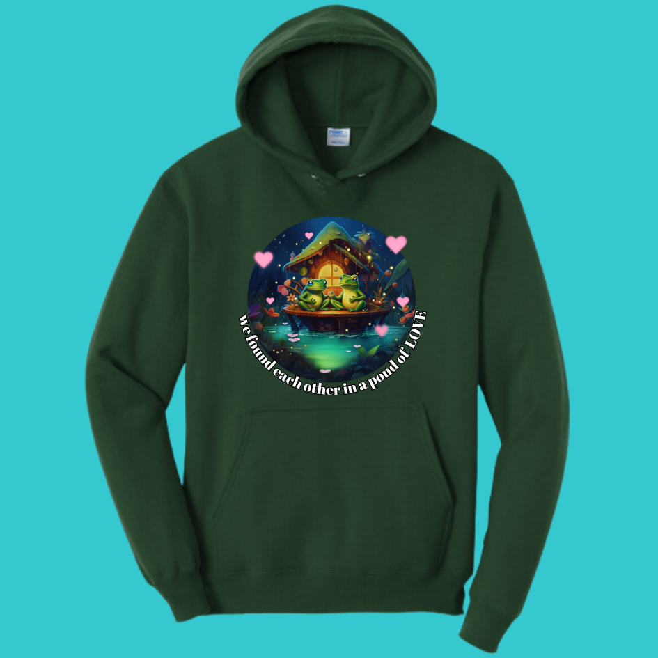 Unisex Kawaii Frog Sweatshirt Hoodie : Perfect Mother's Day Gift & Fall Winter Essential . Trendy Frog and Toad Unique Best Friend's gift