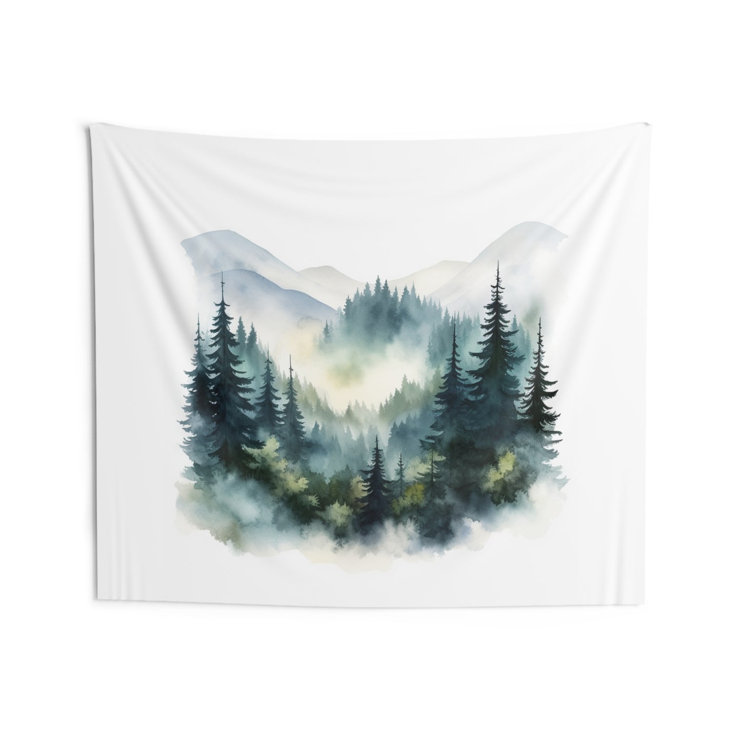 Mountain art Tapestry Contemporary Home Decor . Galaxy Wall Hanging Art for Baby Nursery, Dorm room, Coastal Home . Housewarming Gift