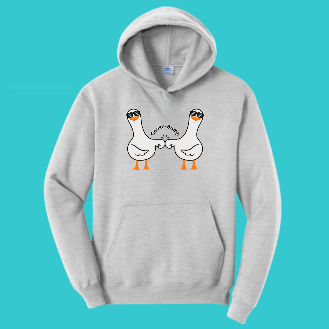 Unisex Clothing Silly Goose Kawaii Sweatshirt Hoodie : Couples Gift .Best Friend Gift. Fall Winter Essential
