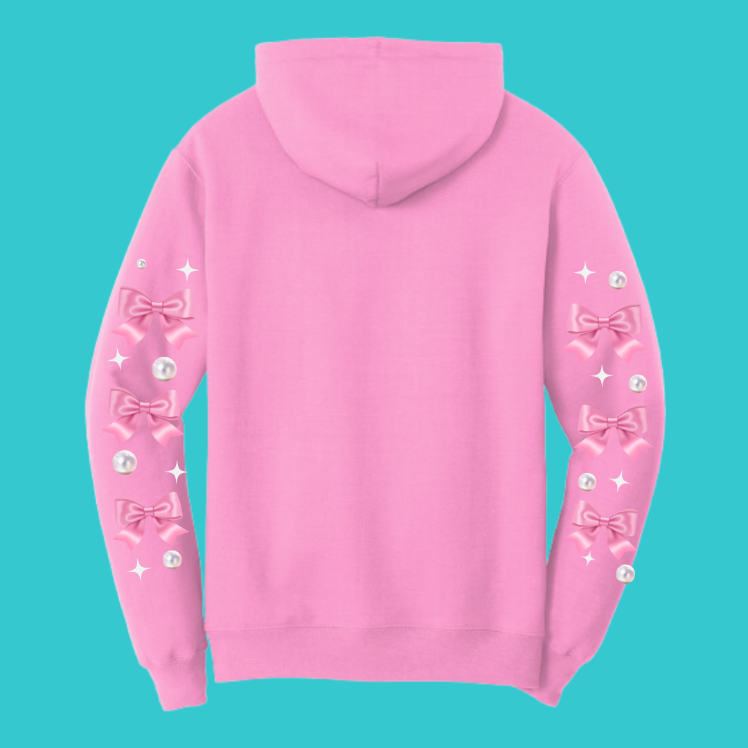 Frog Sweatshirt Unisex Clothing Kawaii Hoodie : Bow Best Friend Gift . Fall Winter Essential . Frog and Toad Couple . Mothers Day Gift for her