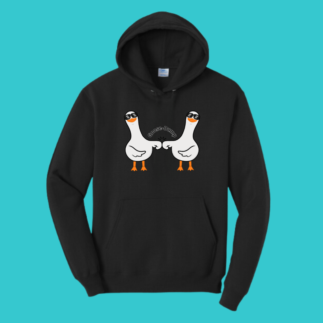 Unisex Clothing Silly Goose Kawaii Sweatshirt Hoodie : Couples Gift .Best Friend Gift. Fall Winter Essential