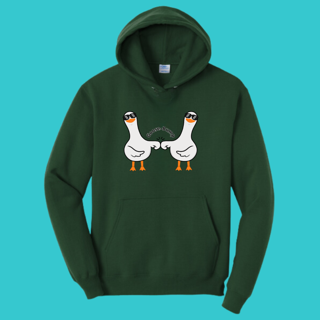 Unisex Clothing Silly Goose Kawaii Sweatshirt Hoodie : Couples Gift .Best Friend Gift. Fall Winter Essential