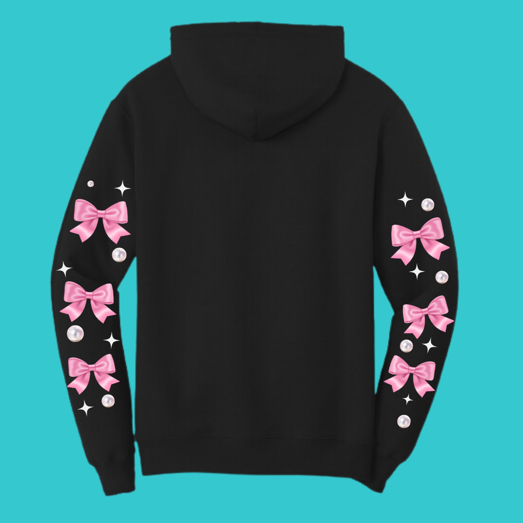 Frog Sweatshirt Unisex Clothing Kawaii Hoodie : Bow Best Friend Gift . Fall Winter Essential . Frog and Toad Couple . Mothers Day Gift for her