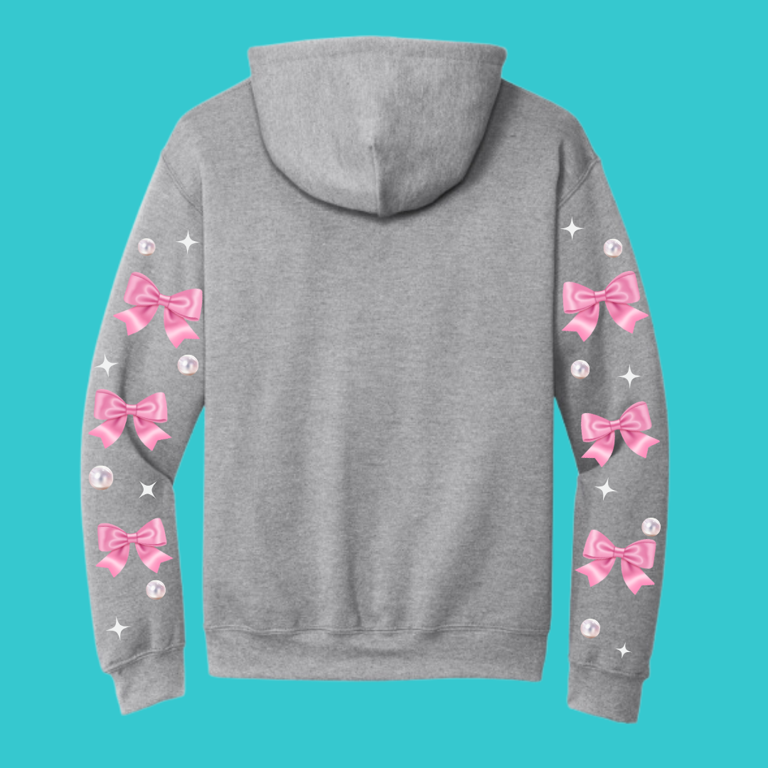 Frog Sweatshirt Unisex Clothing Kawaii Hoodie : Bow Best Friend Gift . Fall Winter Essential . Frog and Toad Couple . Mothers Day Gift for her