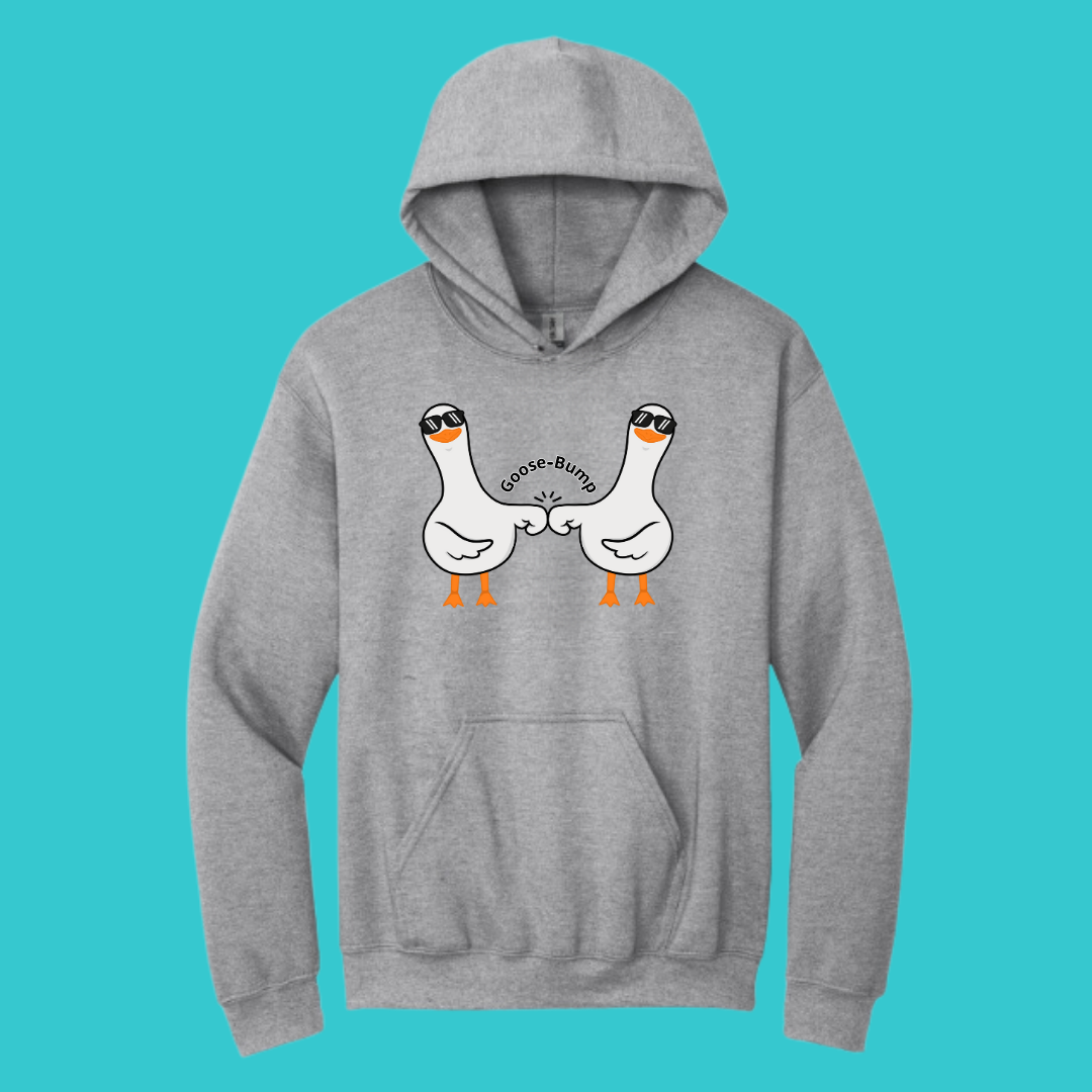 Unisex Clothing Silly Goose Kawaii Sweatshirt Hoodie : Couples Gift .Best Friend Gift. Fall Winter Essential