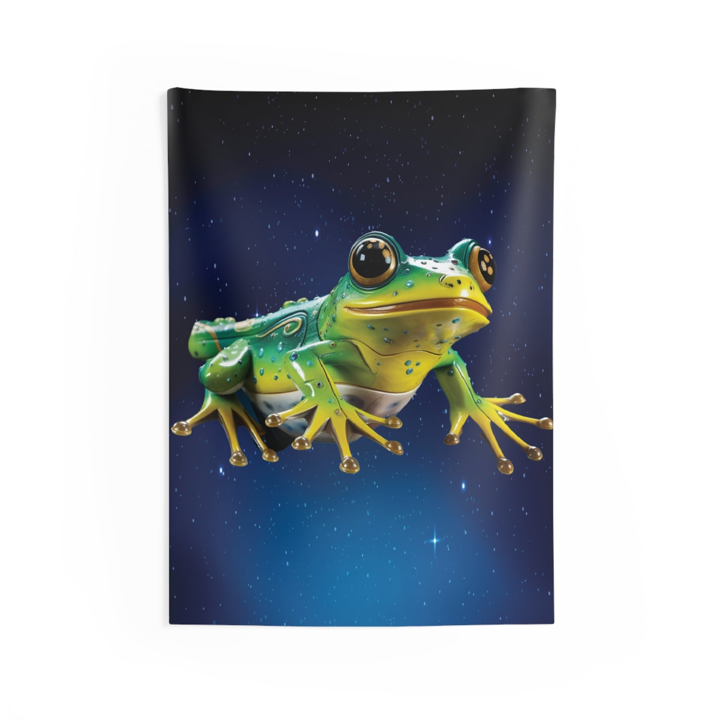 Frog Tapestry for Contemporary Home Decor . Inspirational Wall Hanging Art for Baby Nursery, Dorm room, Coastal Home . Housewarming Gift