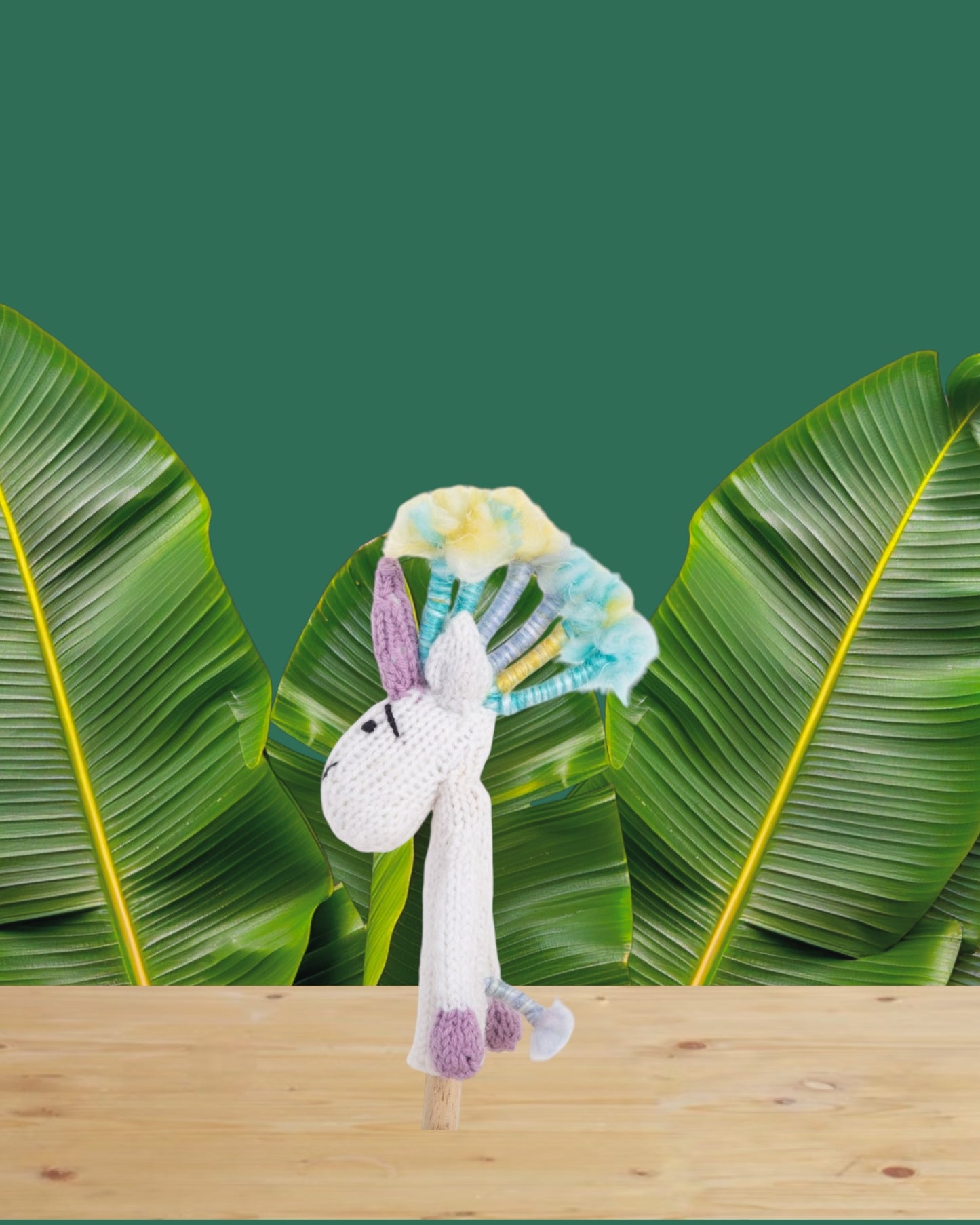 Unicorn crochet finger puppet Old MacDonald's Safari Animal - Kid Stocking Stuffer, Woodland Forest Friends, Nursery Rhyme Amigurumi Set
