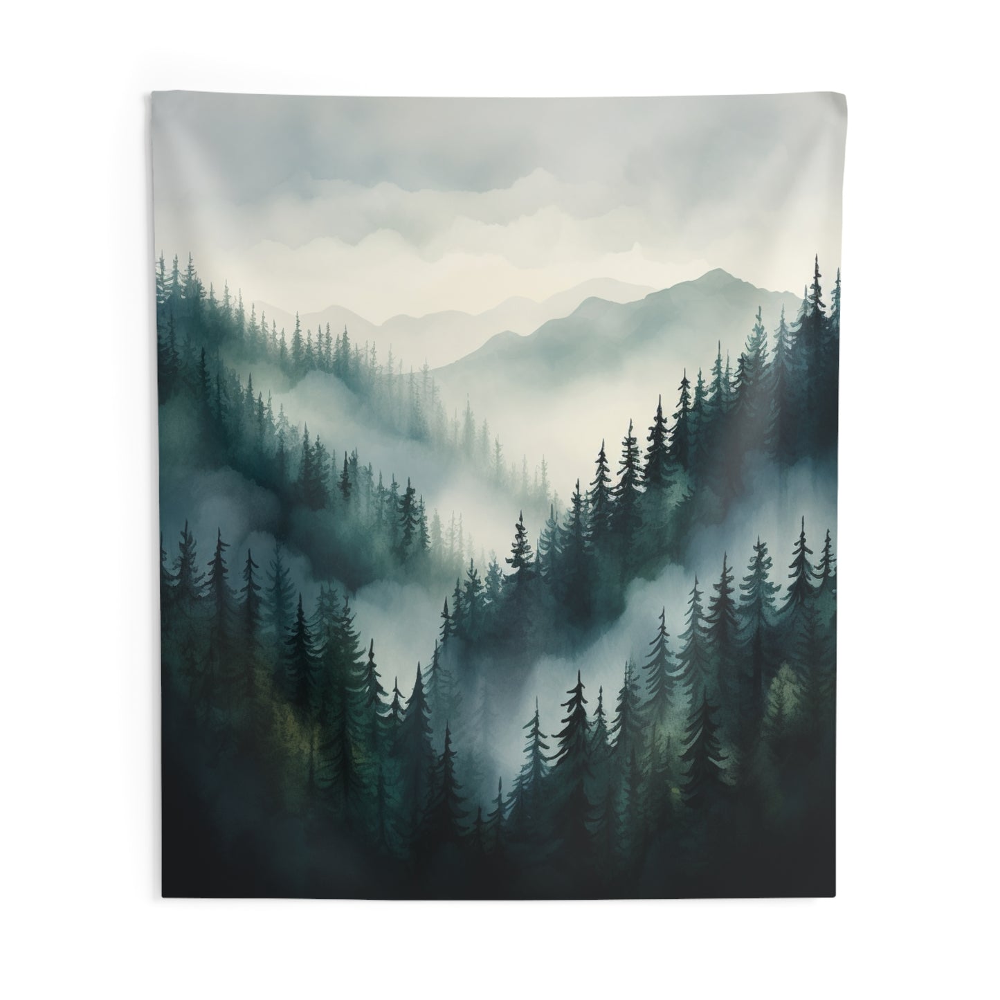 Mountain Art Tapestry Contemporary Home Decor . Galaxy Wall Hanging Art for Baby Nursery, Dorm room, Coastal Home . Housewarming Gift