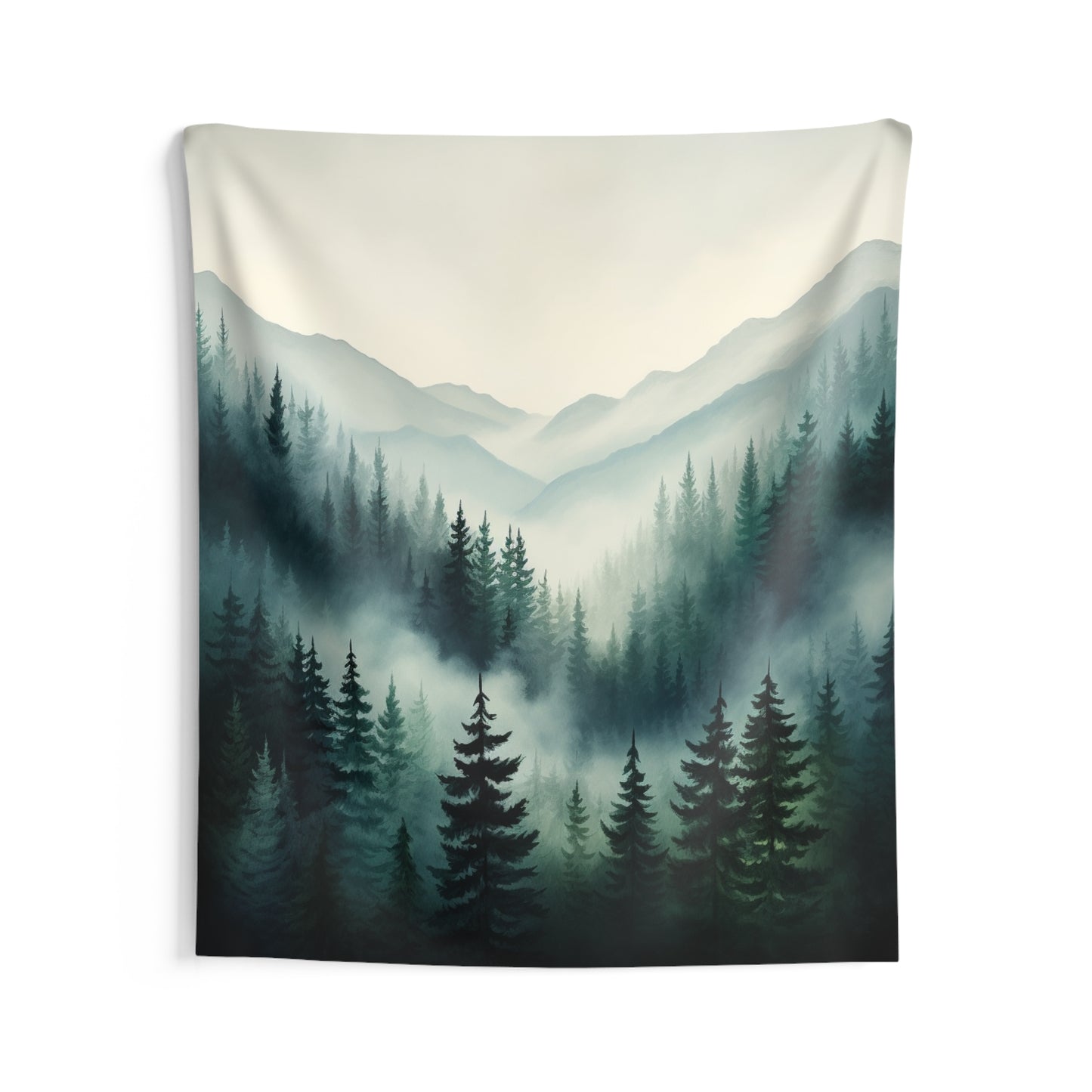 Mountain Art Tapestry Contemporary Home Decor . Galaxy Wall Hanging Art for Baby Nursery, Dorm room, Coastal Home . Housewarming Gift