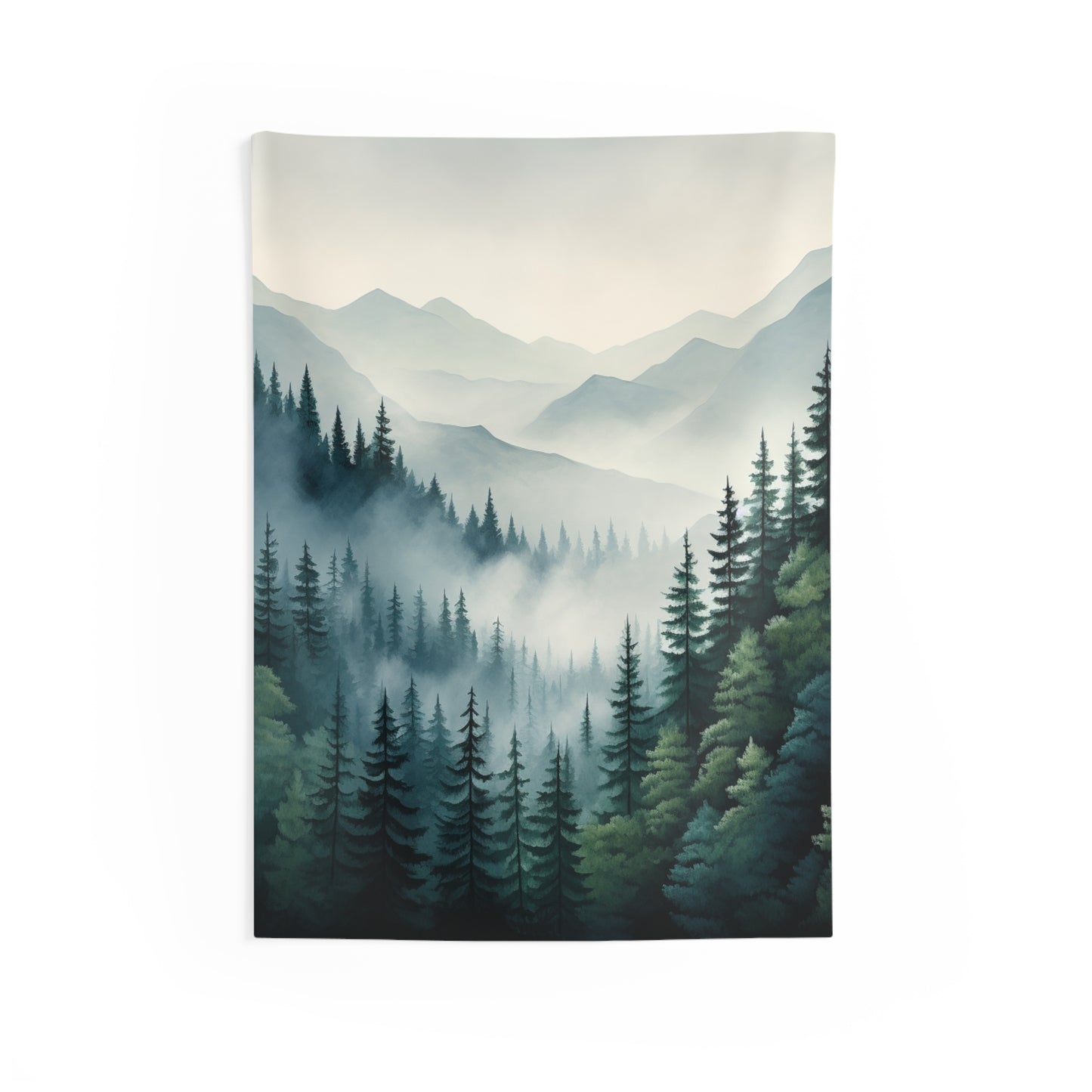 Mountain Art Tapestry Contemporary Home Decor . Galaxy Wall Hanging Art for Baby Nursery, Dorm room, Coastal Home . Housewarming Gift