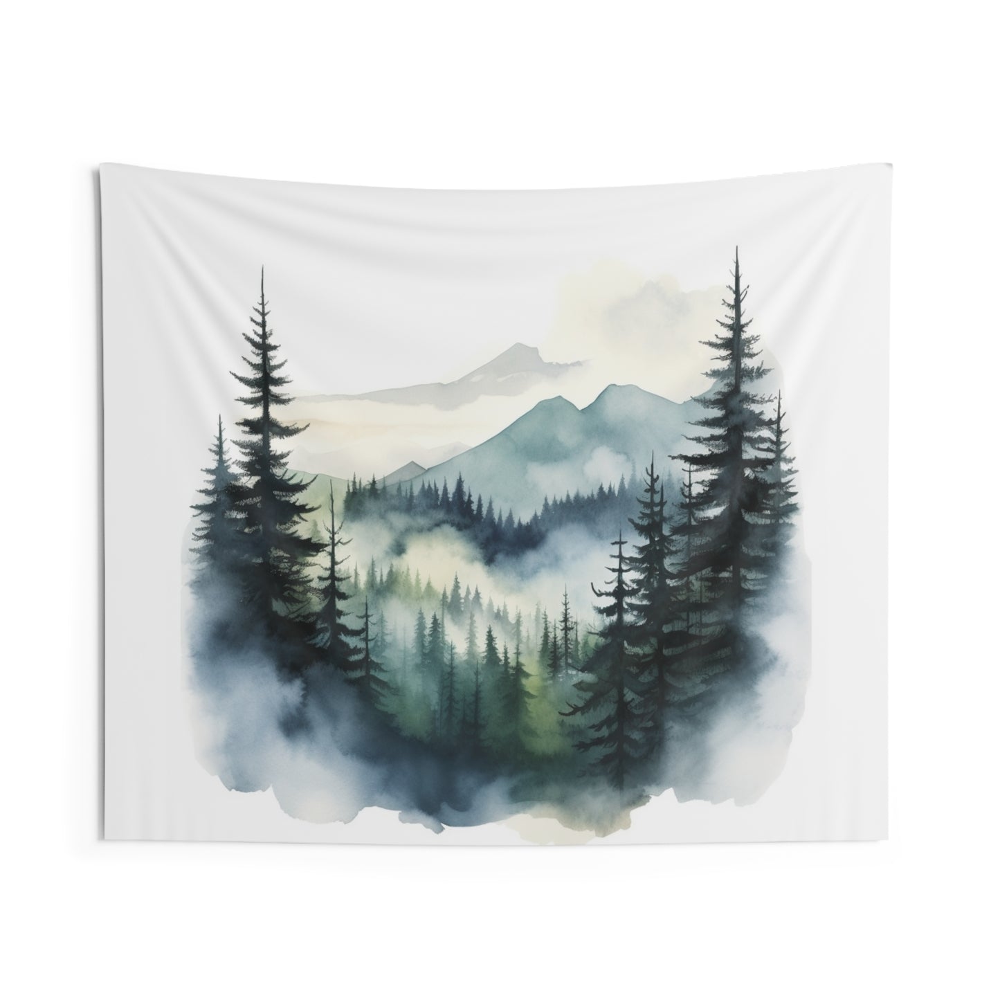 Mountain Art Tapestry Contemporary Home Decor . Galaxy Wall Hanging Art for Baby Nursery, Dorm room, Coastal Home . Housewarming Gift