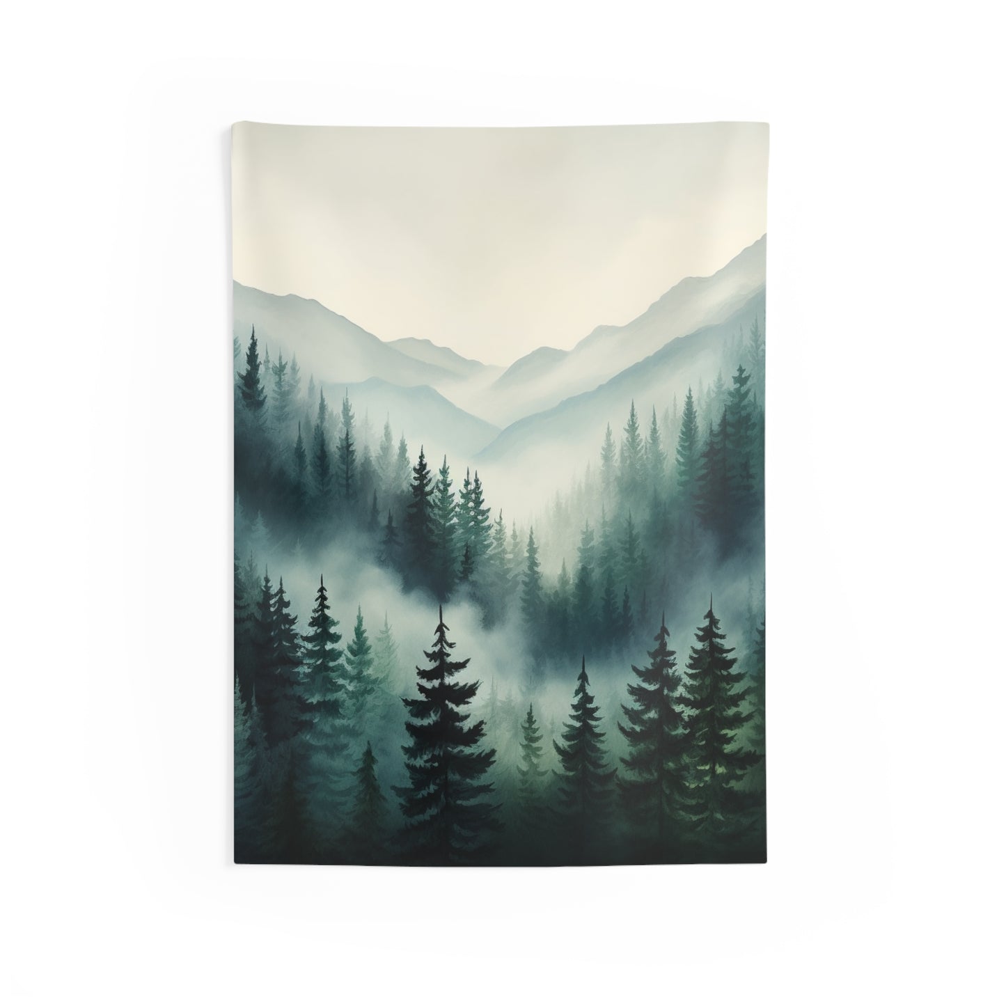 Mountain Art Tapestry Contemporary Home Decor . Galaxy Wall Hanging Art for Baby Nursery, Dorm room, Coastal Home . Housewarming Gift