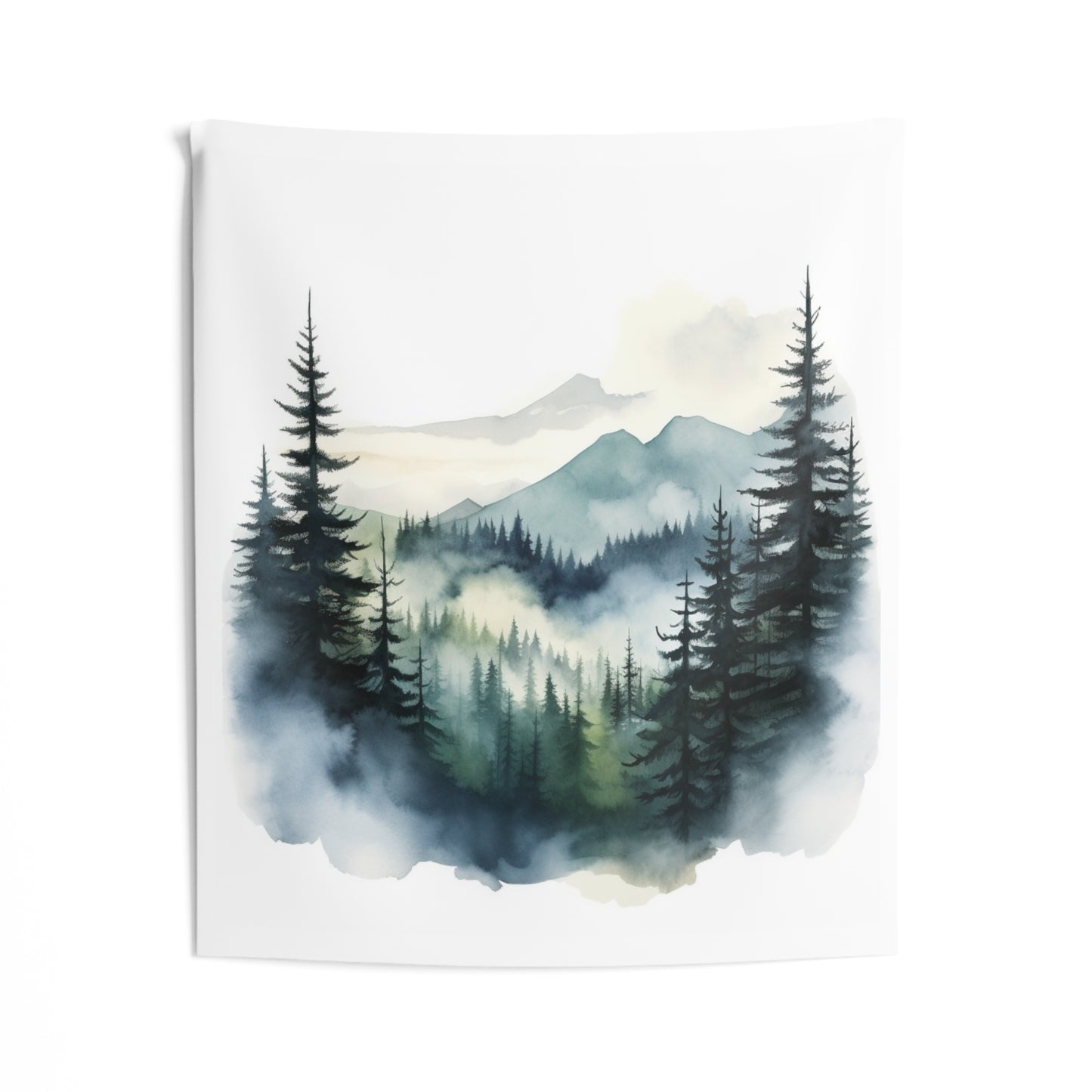 Mountain Art Tapestry Contemporary Home Decor . Galaxy Wall Hanging Art for Baby Nursery, Dorm room, Coastal Home . Housewarming Gift