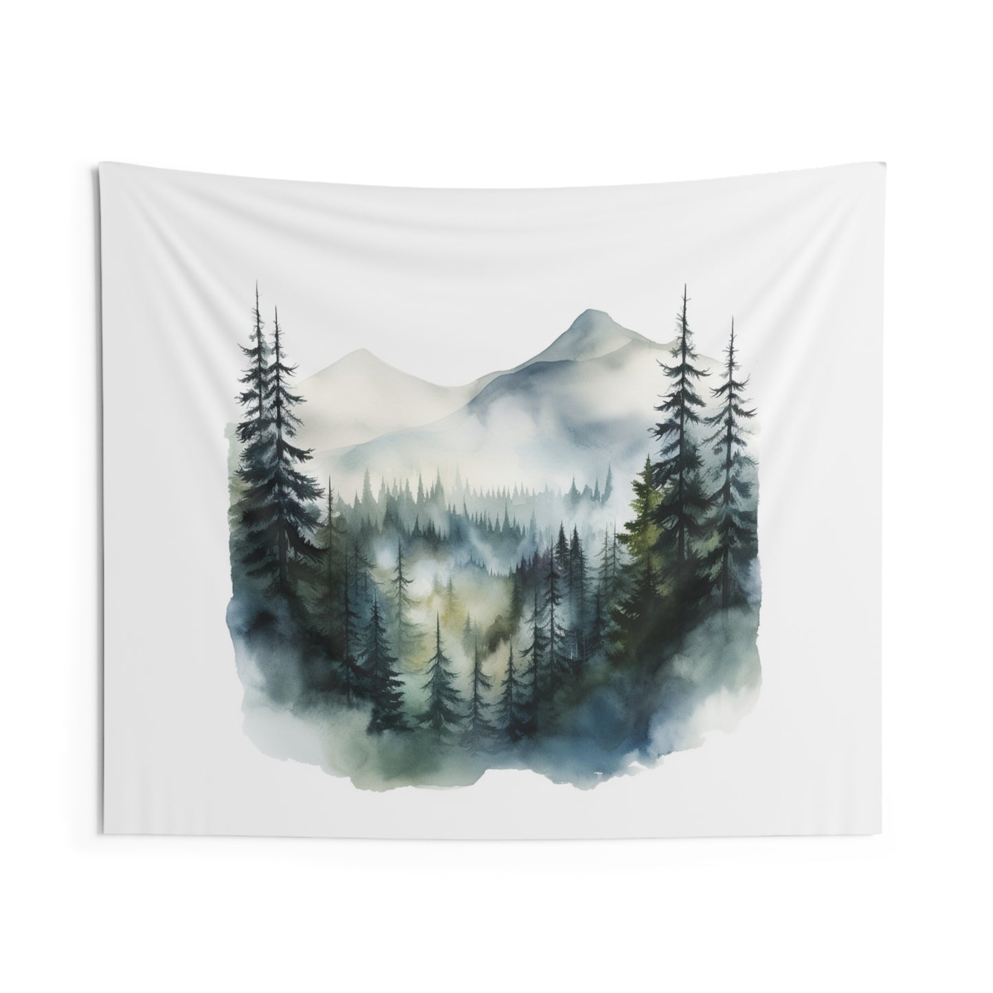 Mountain Art Tapestry Contemporary Home Decor . Galaxy Wall Hanging Art for Baby Nursery, Dorm room, Coastal Home . Housewarming Gift