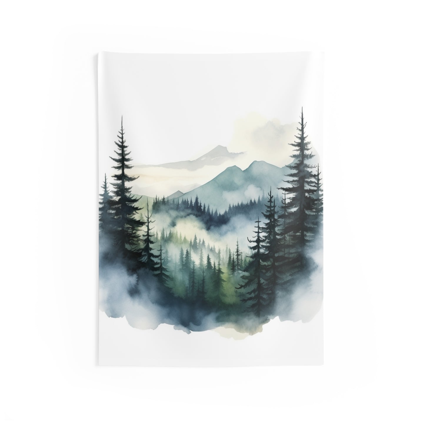 Mountain Art Tapestry Contemporary Home Decor . Galaxy Wall Hanging Art for Baby Nursery, Dorm room, Coastal Home . Housewarming Gift
