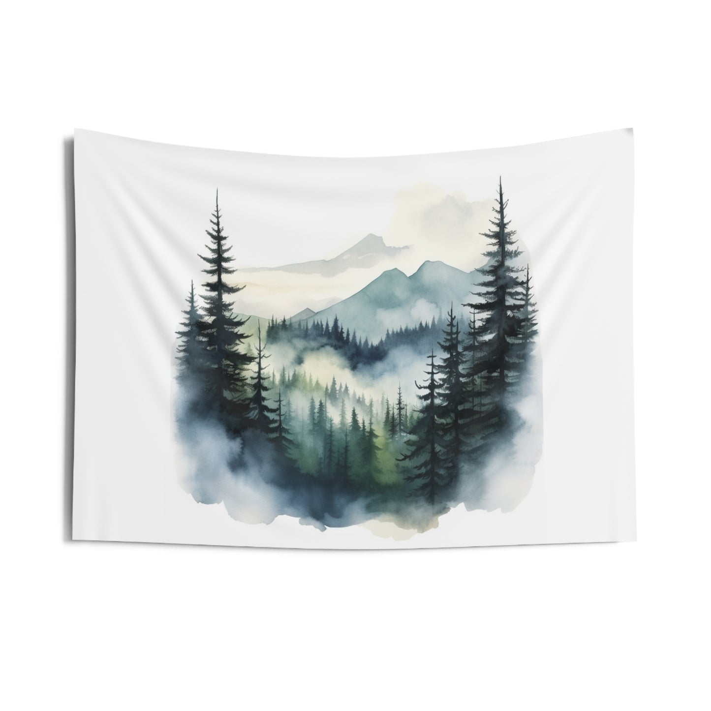 Mountain Art Tapestry Contemporary Home Decor . Galaxy Wall Hanging Art for Baby Nursery, Dorm room, Coastal Home . Housewarming Gift