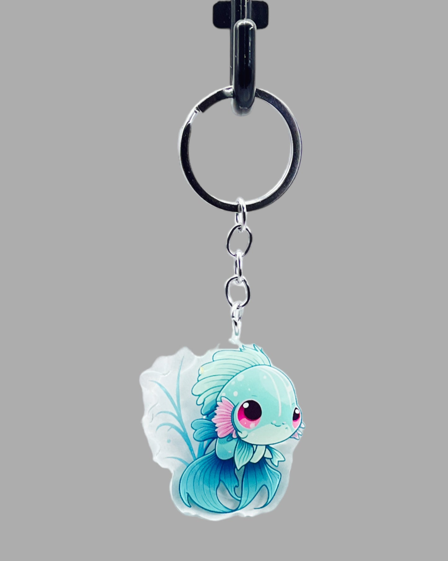 Beta Fish Sealife Acrylic keychain