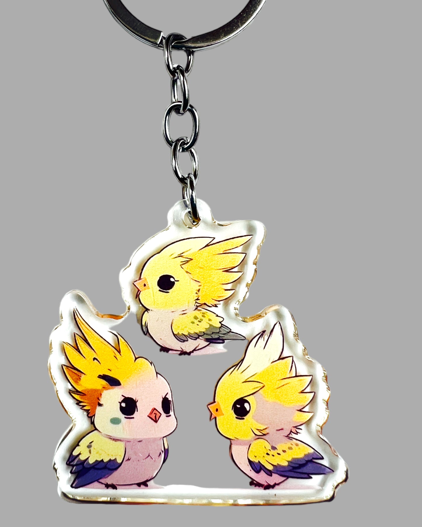 Cockatiel bird wildlife Acrylic Keychain