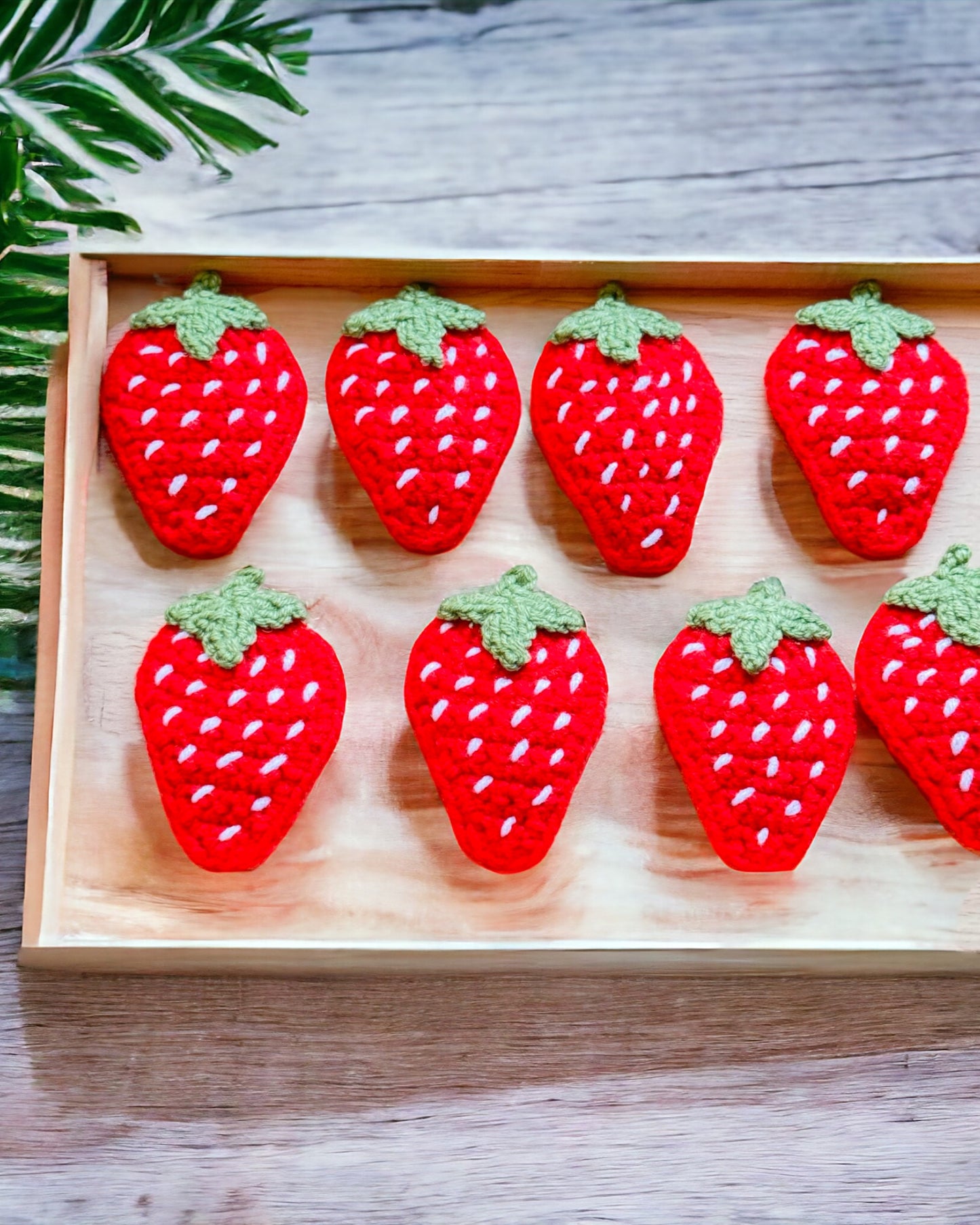Strawberry hair clip