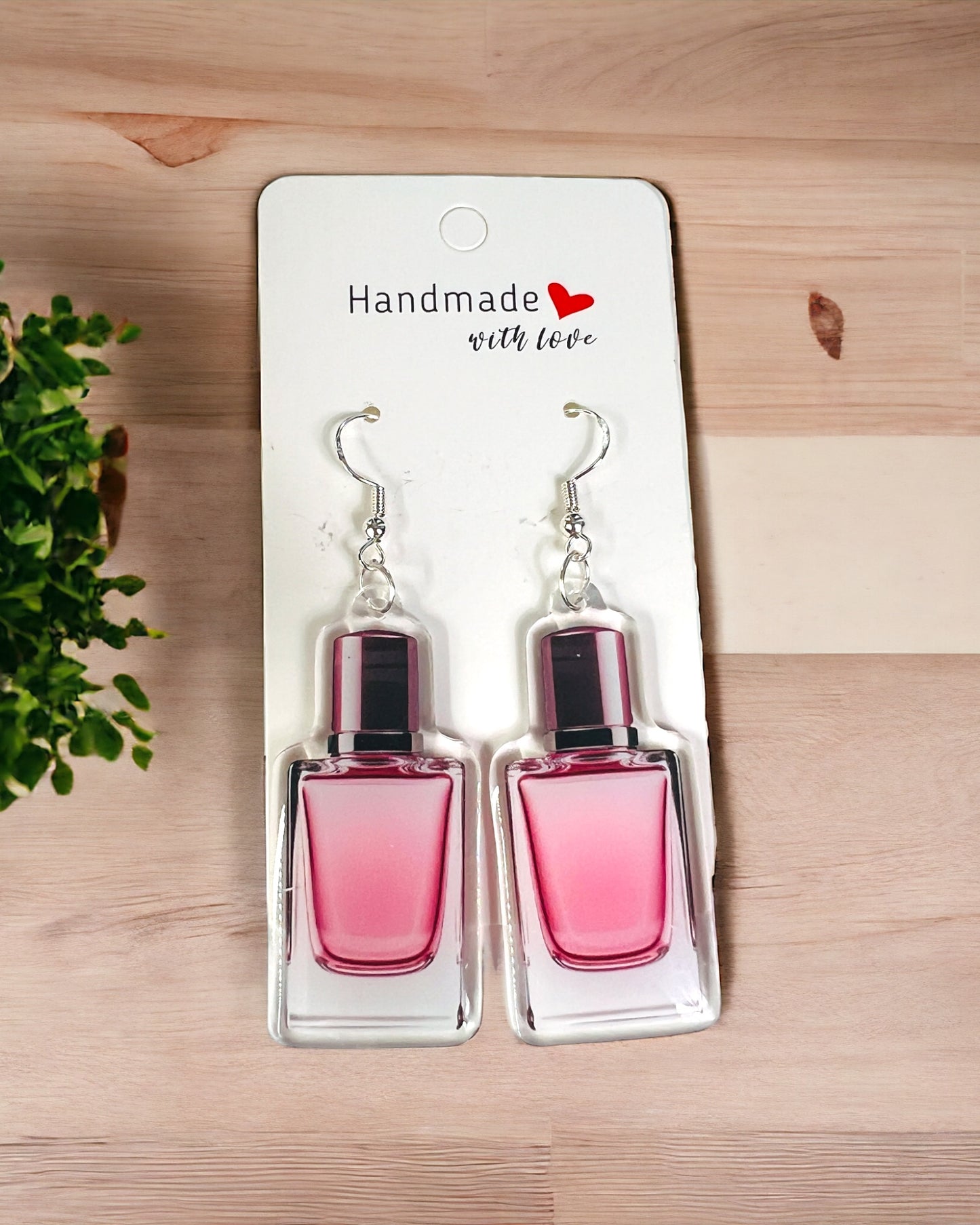 Make up Nail Polish Acrylic earrings, funky weird quirky earrings, cool funny gift for her, birthday gift, Christmas stocking stuffer