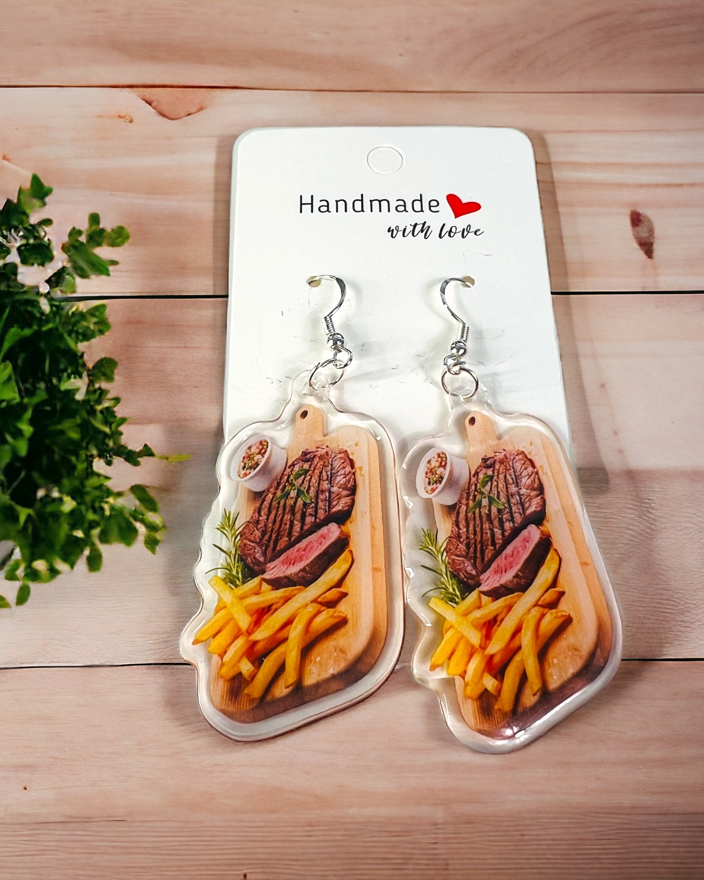 Charcuterie Board Acrylic earrings, funky weird quirky earrings, cool funny gift for her, birthday gift, Christmas stocking stuffer