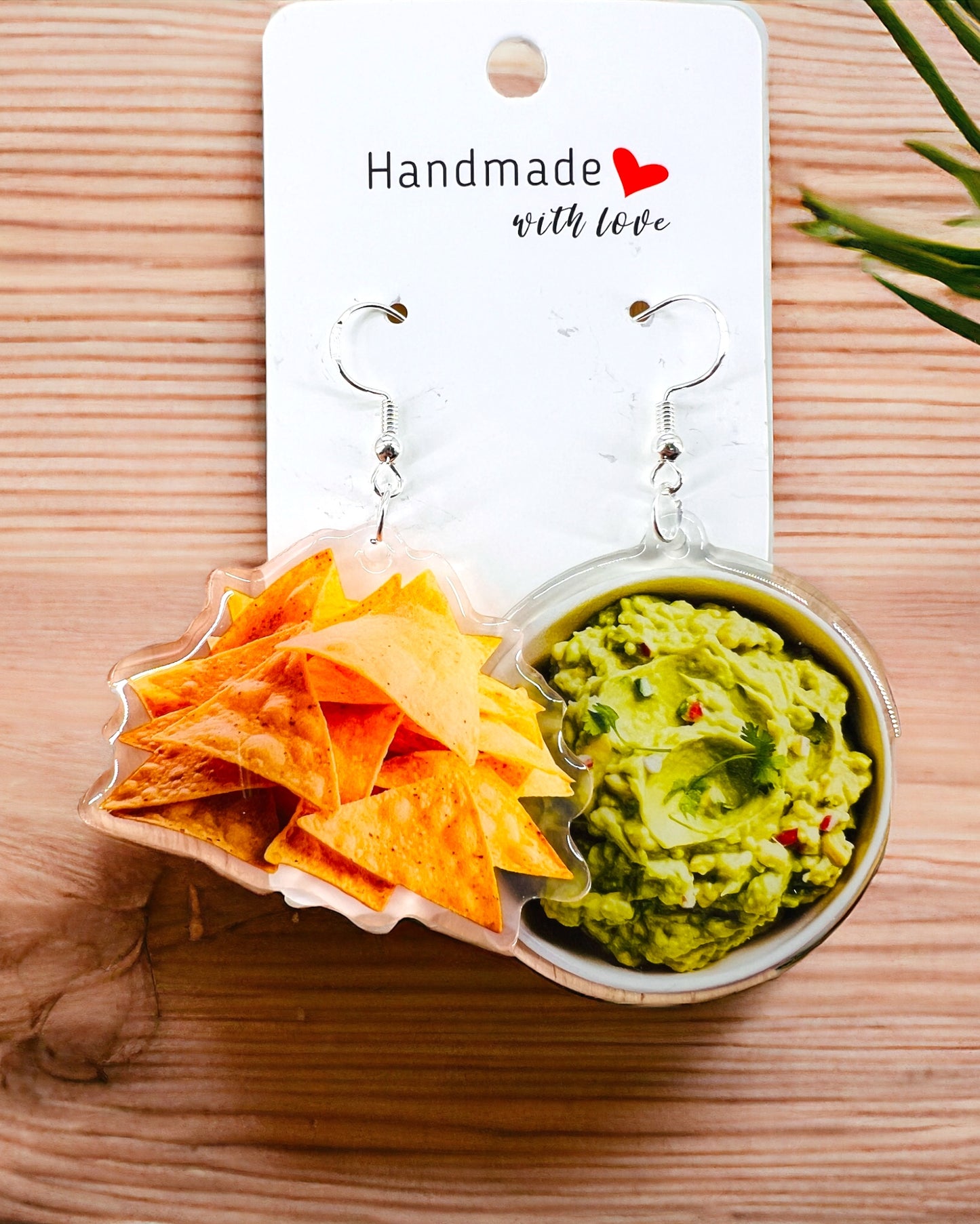 Mexican food lovers tortilla Acrylic earrings, funky weird quirky earrings, cool funny gift for her, birthday gift, Christmas stocking stuffer
