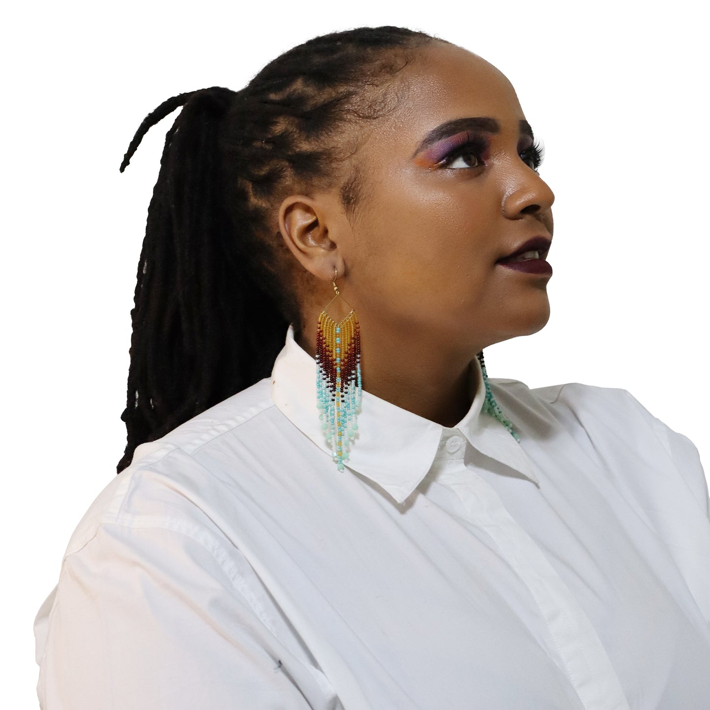 Handcrafted Beaded Fringe Earrings: Drop Dangle Style, Ideal for Summer, Weddings, and Special Gifts for Bridesmaids, Best Friends, and mothers