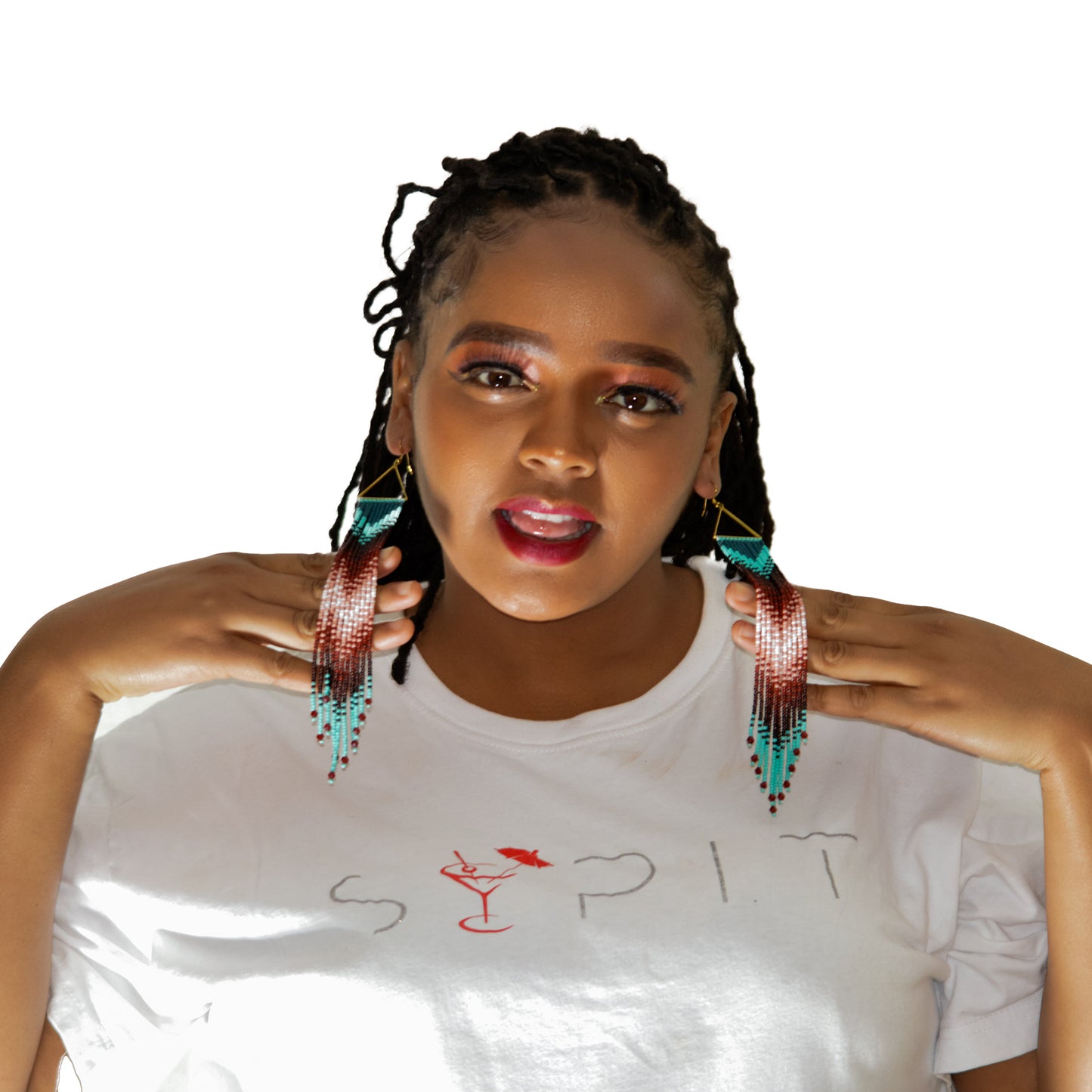 Handcrafted Beaded Fringe Earrings: Drop Dangle Style, Ideal for Summer, Weddings, and Special Gifts for Bridesmaids, Best Friends, and mothers