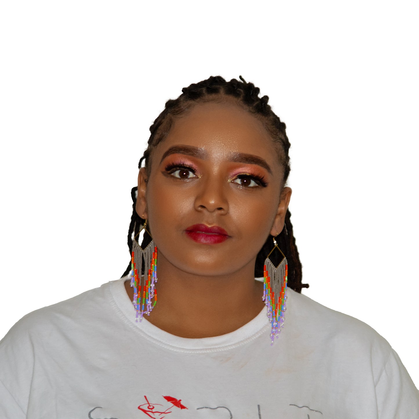 Handcrafted Beaded Fringe Earrings: Drop Dangle Style, Ideal for Summer, Weddings, and Special Gifts for Bridesmaids, Best Friends, and mothers