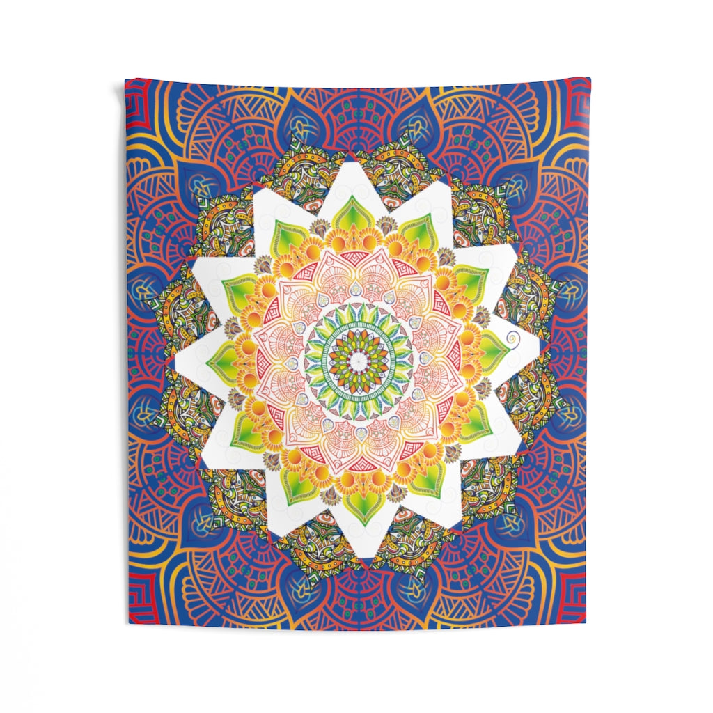Indian Tapestry for Contemporary Home Decor . Inspirational Wall Hanging Art for Baby Nursery, Dorm room, Coastal Home . Housewarming Gift