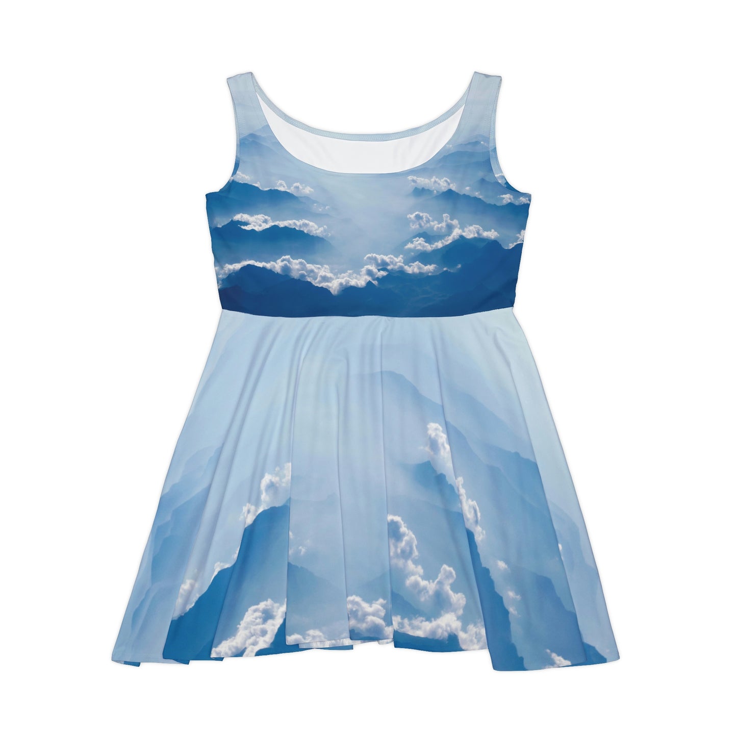 Beach print Women's Skater Dress